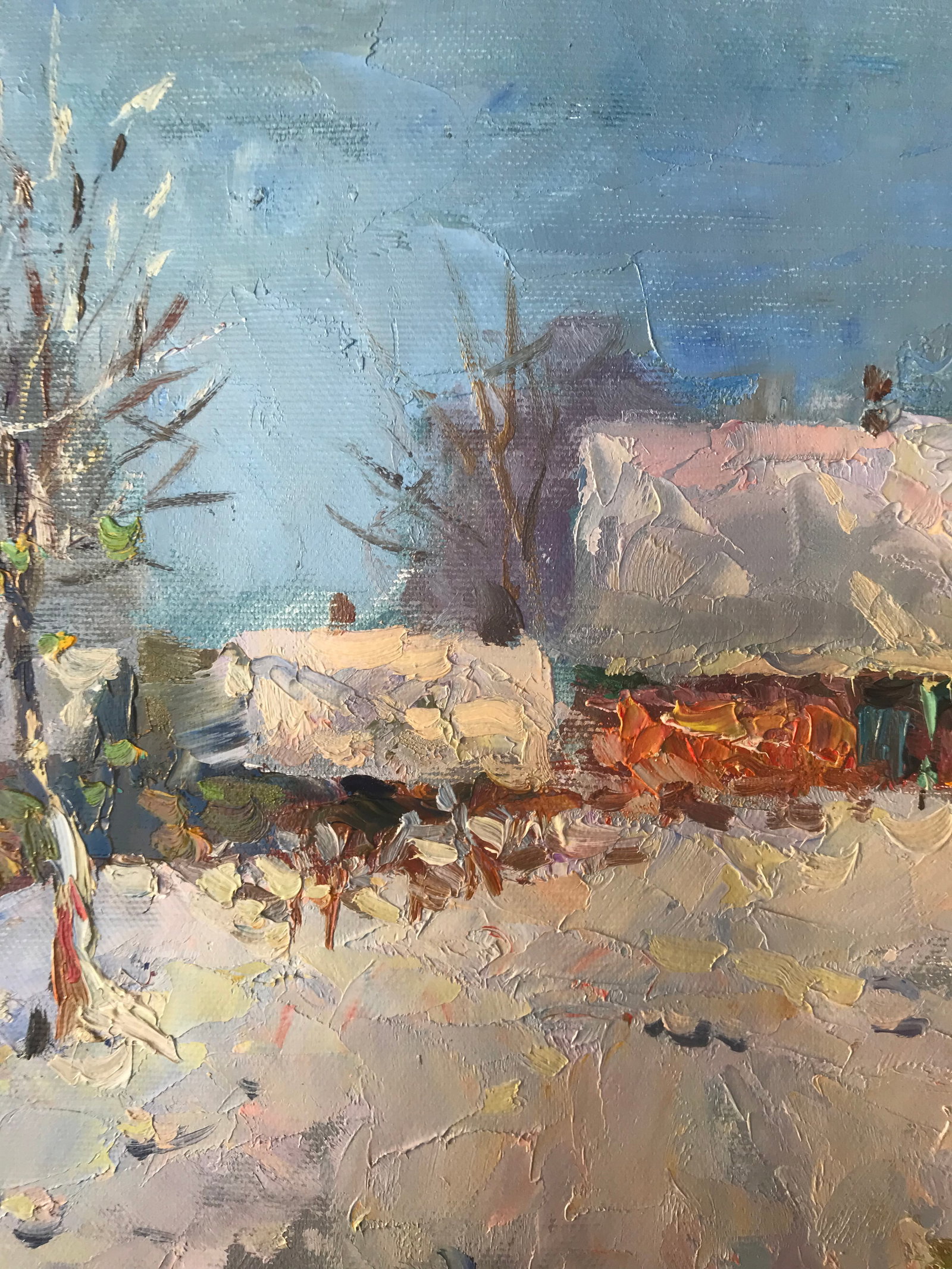 Oil painting Winter has come Sergey Ivanovich Animov - 5