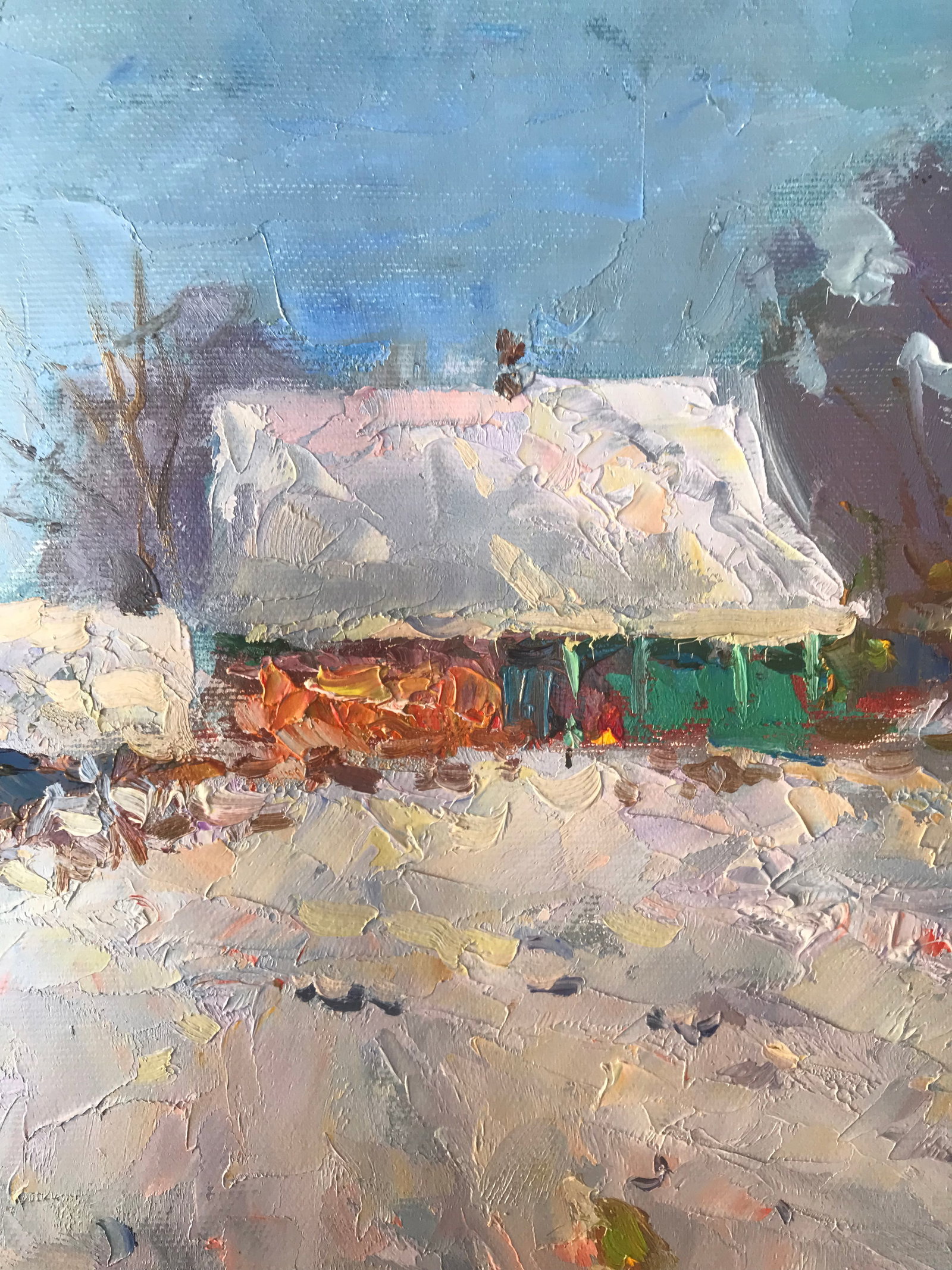Oil painting Winter has come Sergey Ivanovich Animov - 7