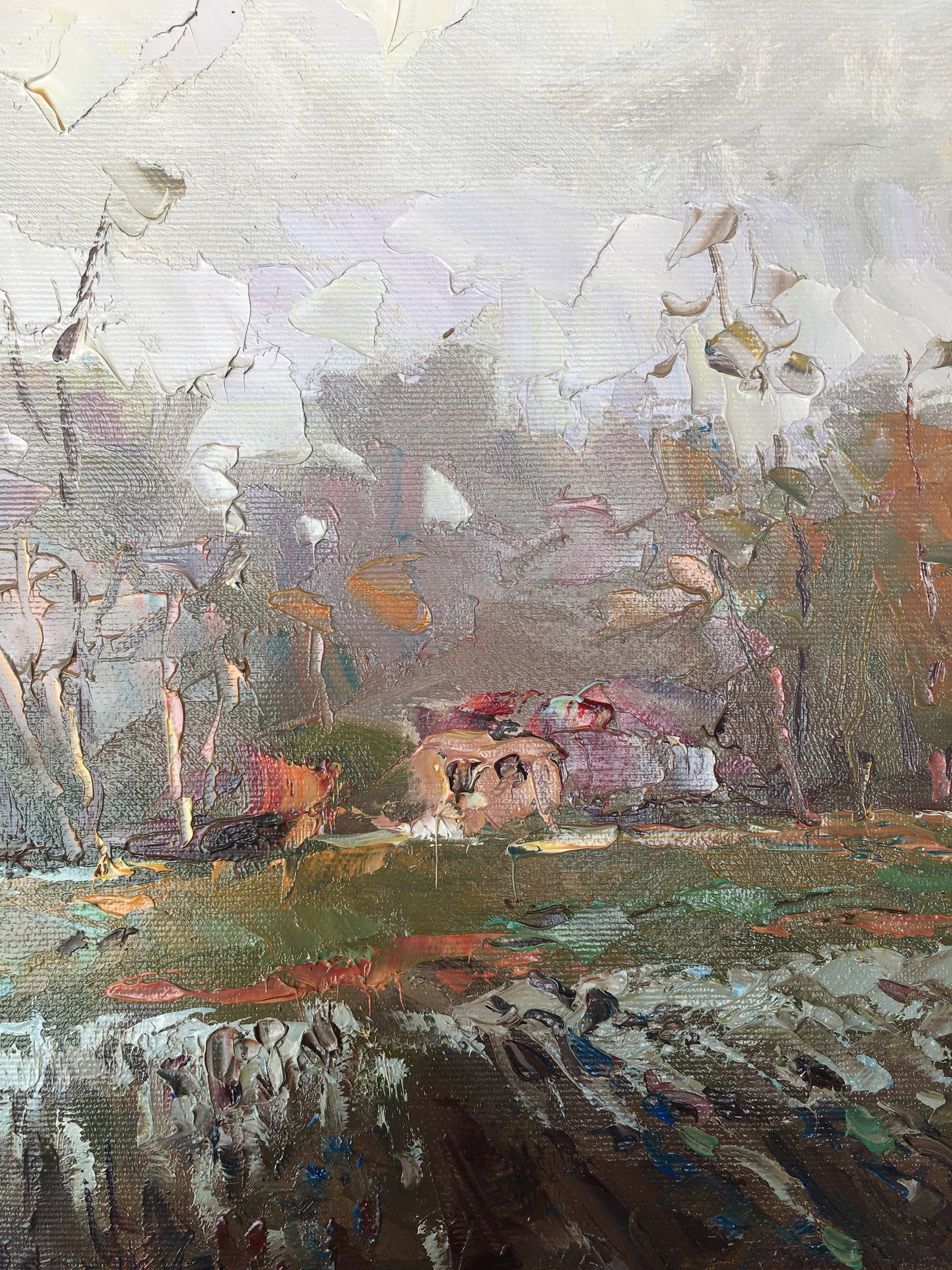 Oil painting Forest edge Sergey Ivanovich Animov - 6
