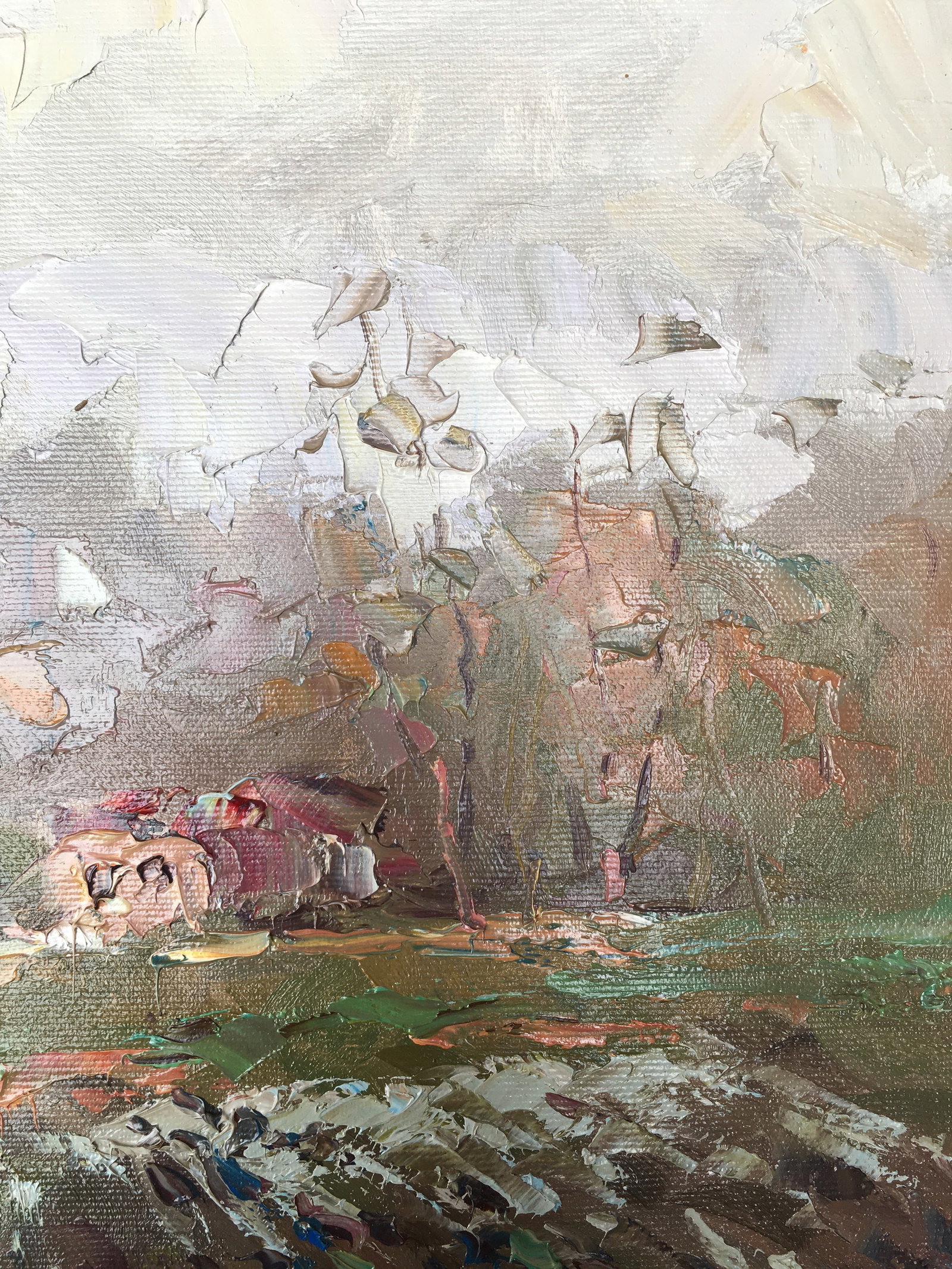 Oil painting Forest edge Sergey Ivanovich Animov - 7