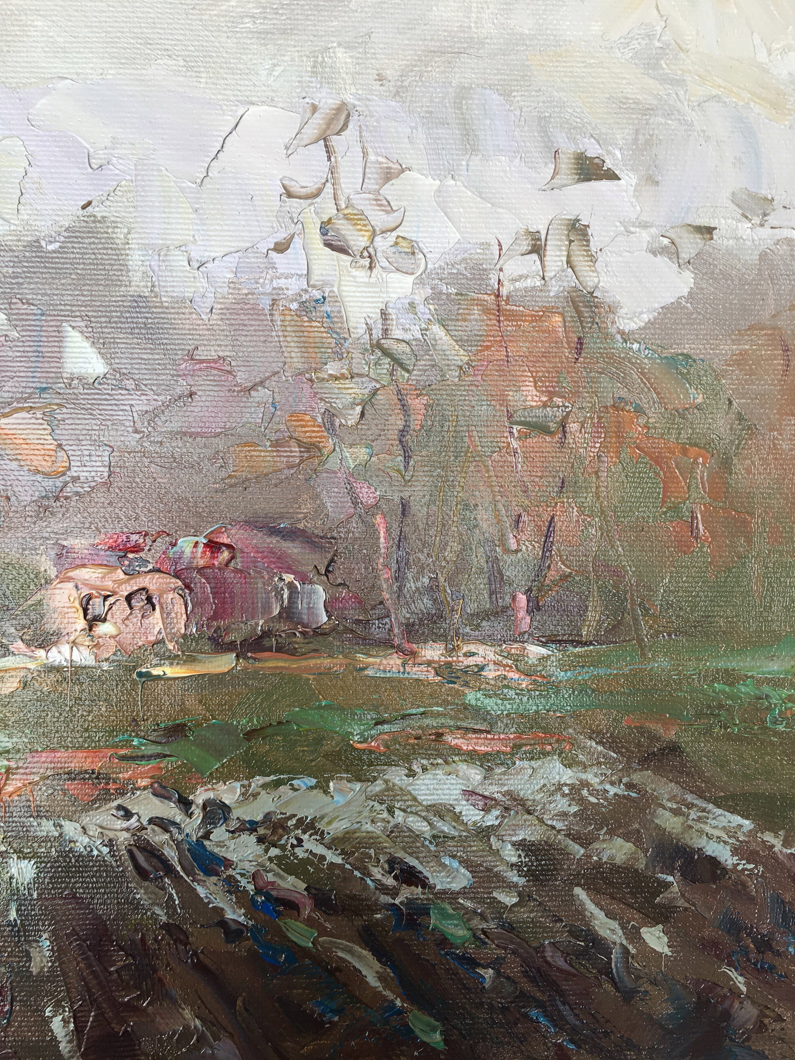 Oil painting Forest edge Sergey Ivanovich Animov - 9