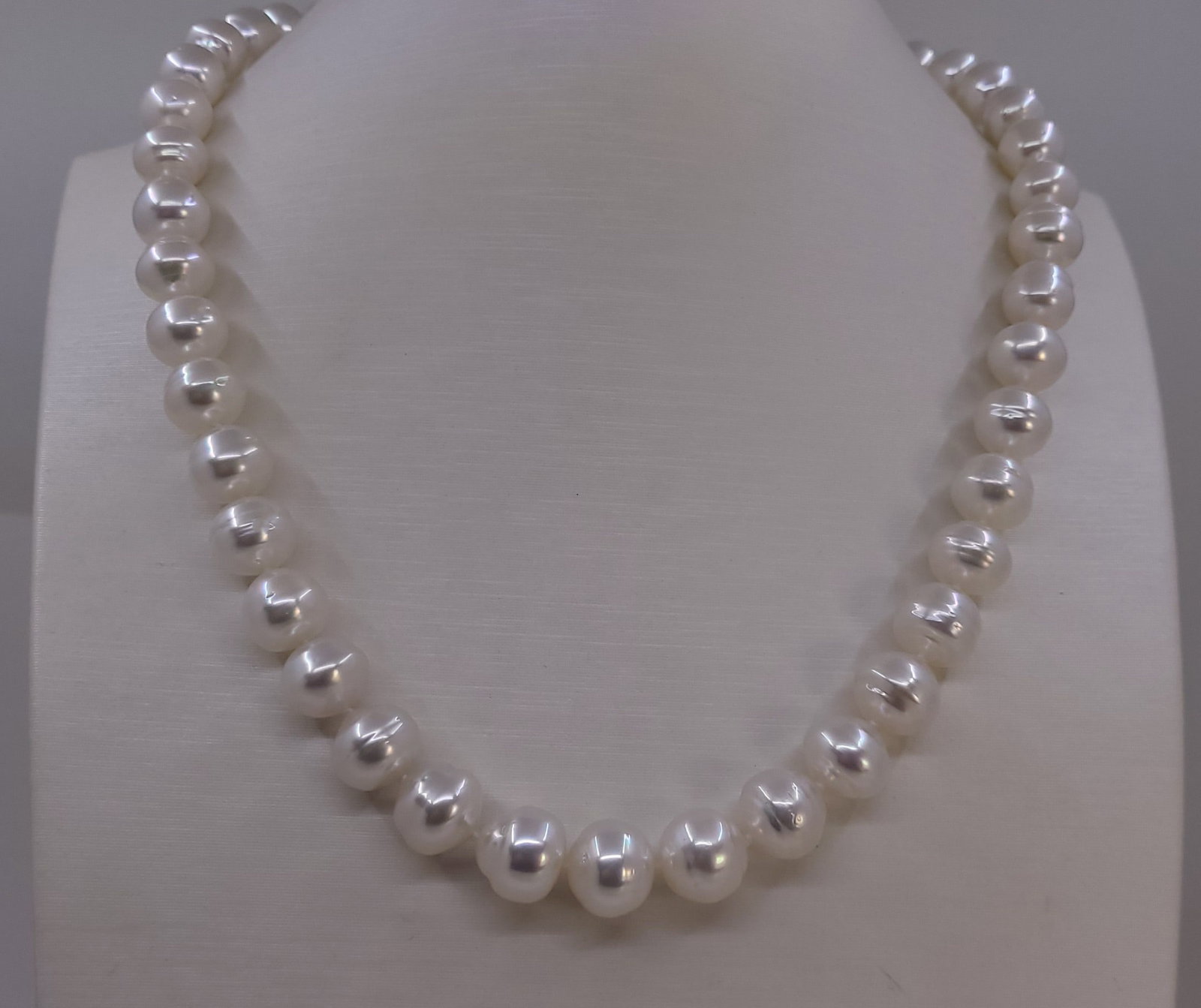 Necklace PSL Certified Australian South Sea Pearls - 9.0x11.2mm - 5