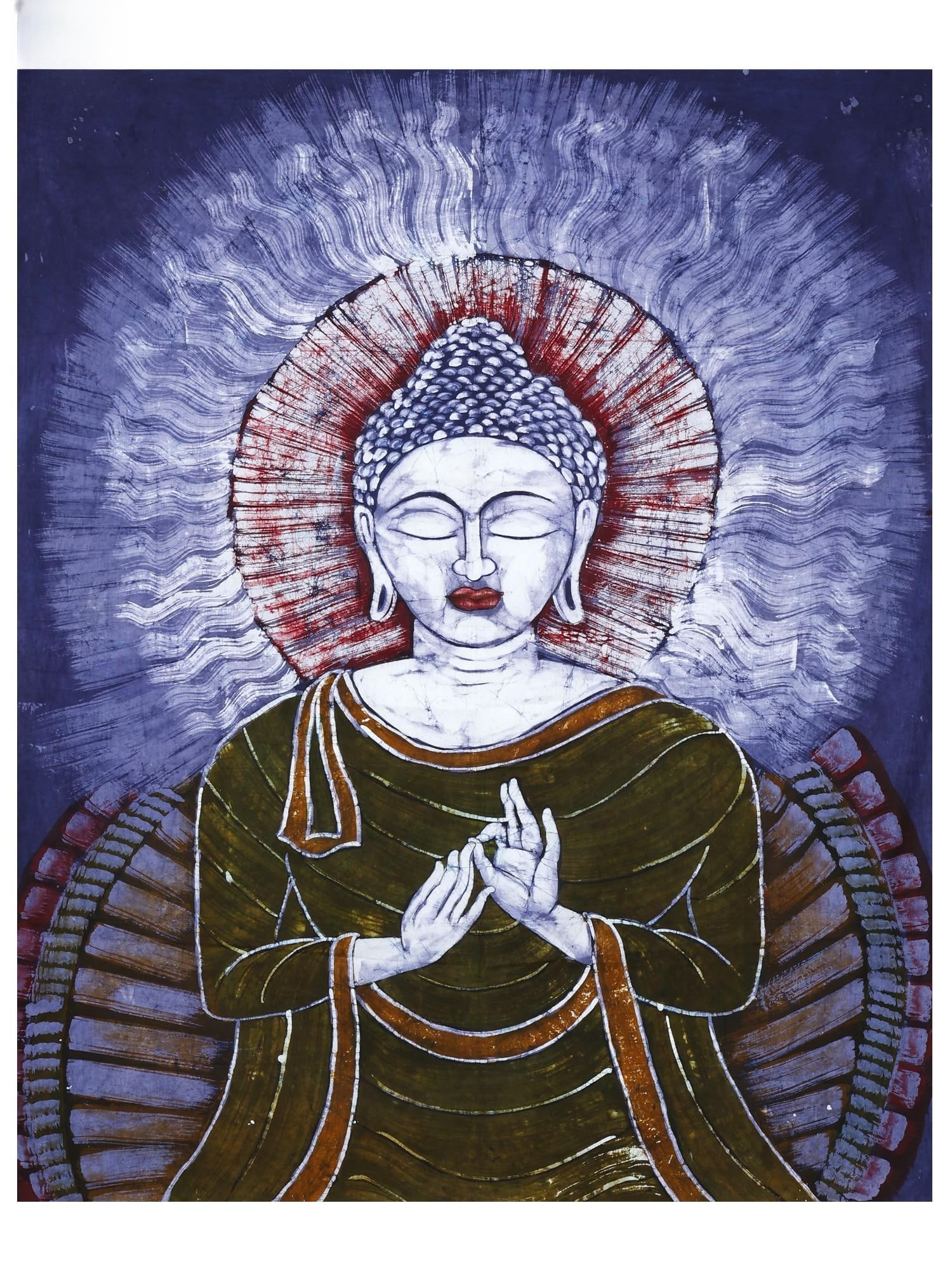 Lord Buddha | Batik Painting (1 of 2)