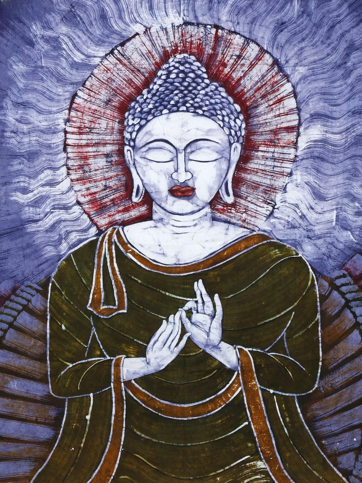 Lord Buddha | Batik Painting - 2