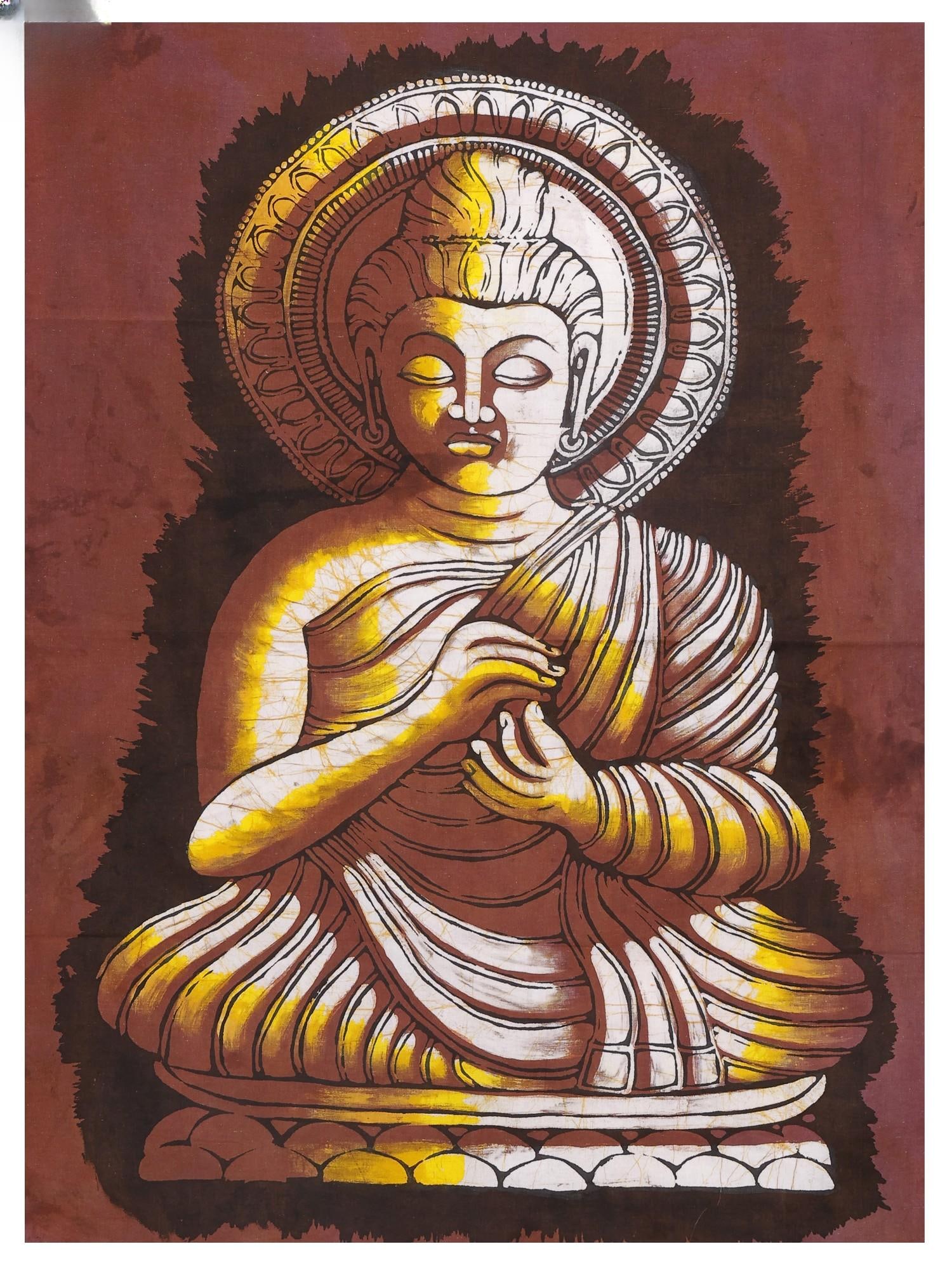 Gautam Buddha | Batik Painting (1 of 2)