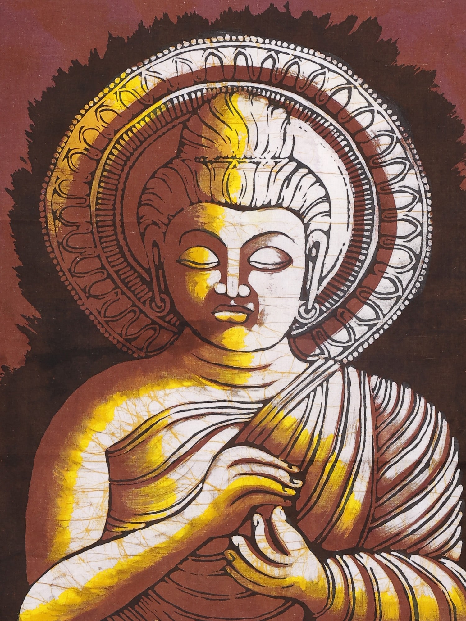 Gautam Buddha | Batik Painting - 2