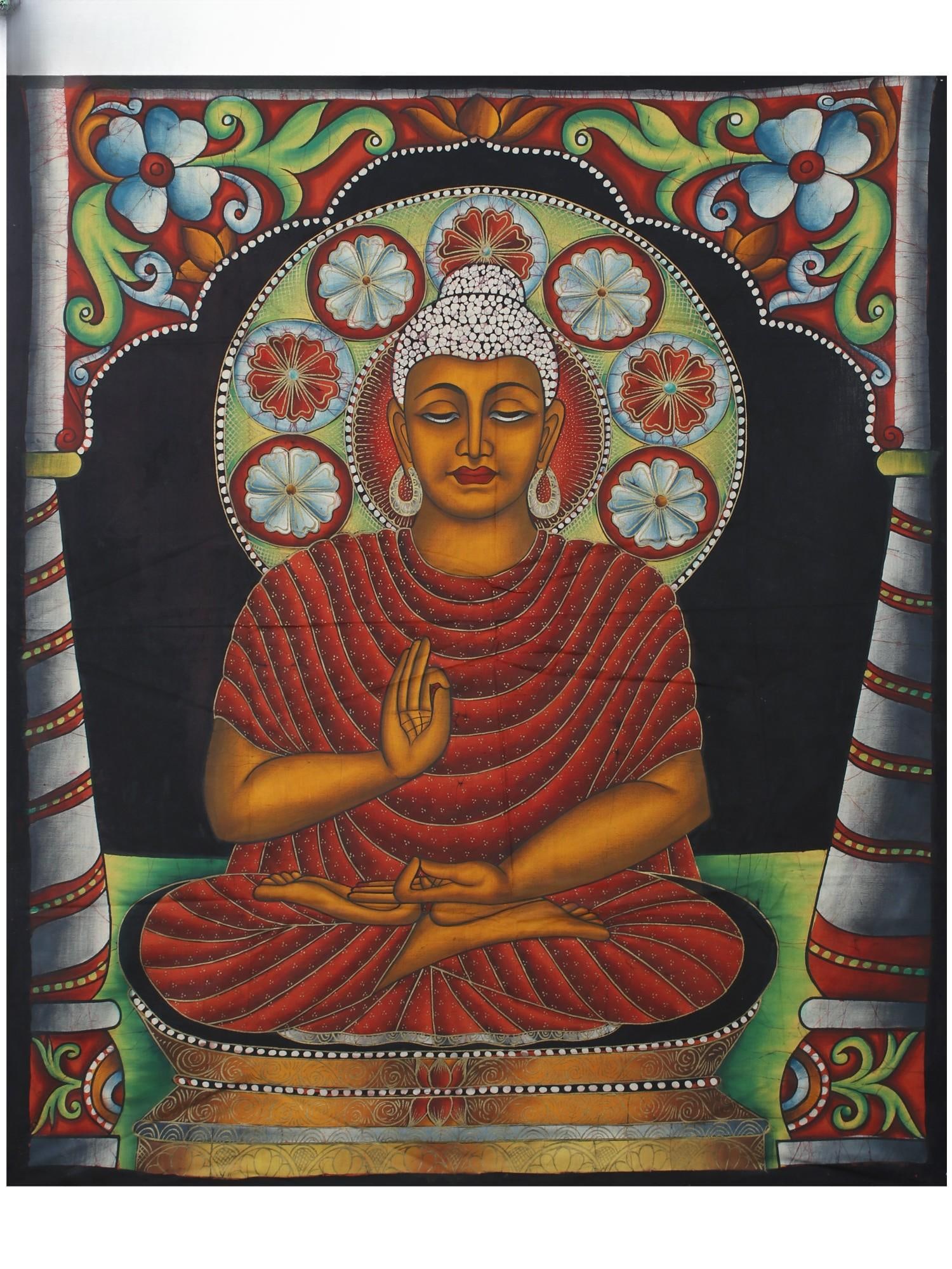 Gautam Buddha | Batik Painting (1 of 2)