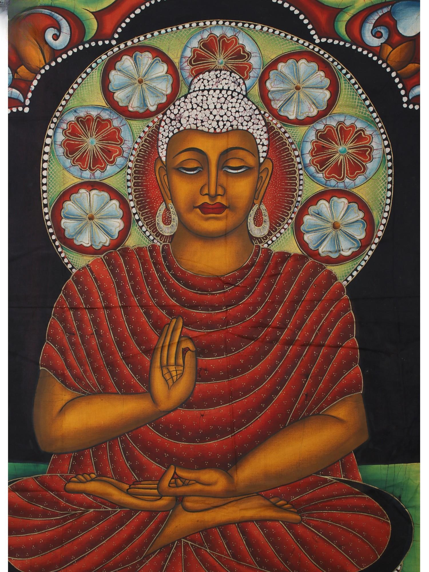Gautam Buddha | Batik Painting - 2