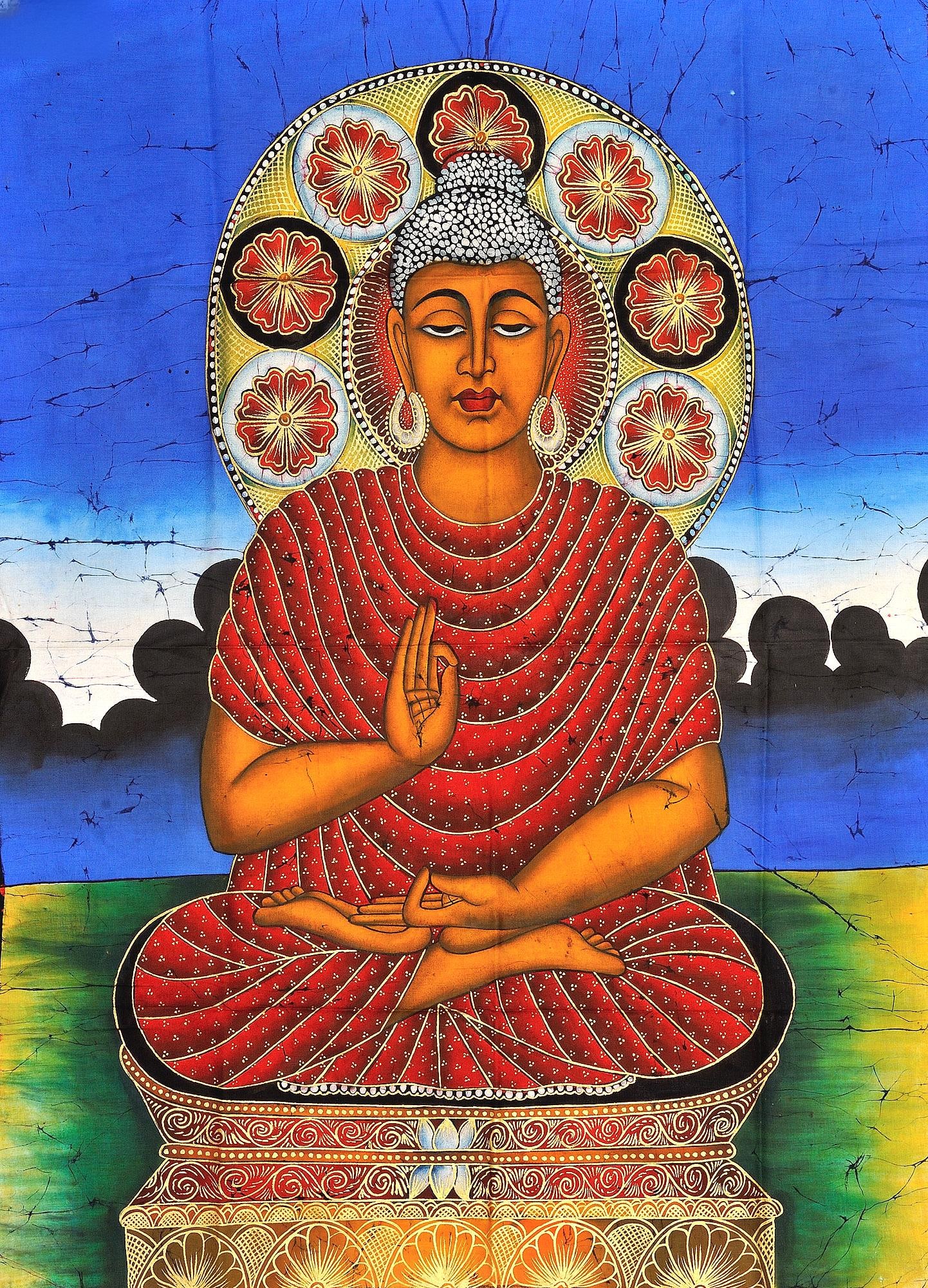 Divine Buddha: Title: Divine Buddha Description: Folk Paintings Reserve: $77.40 Shipping: Domestic: Shipping rates are determined by destination International: Foreign shipping rates are determined by destination.