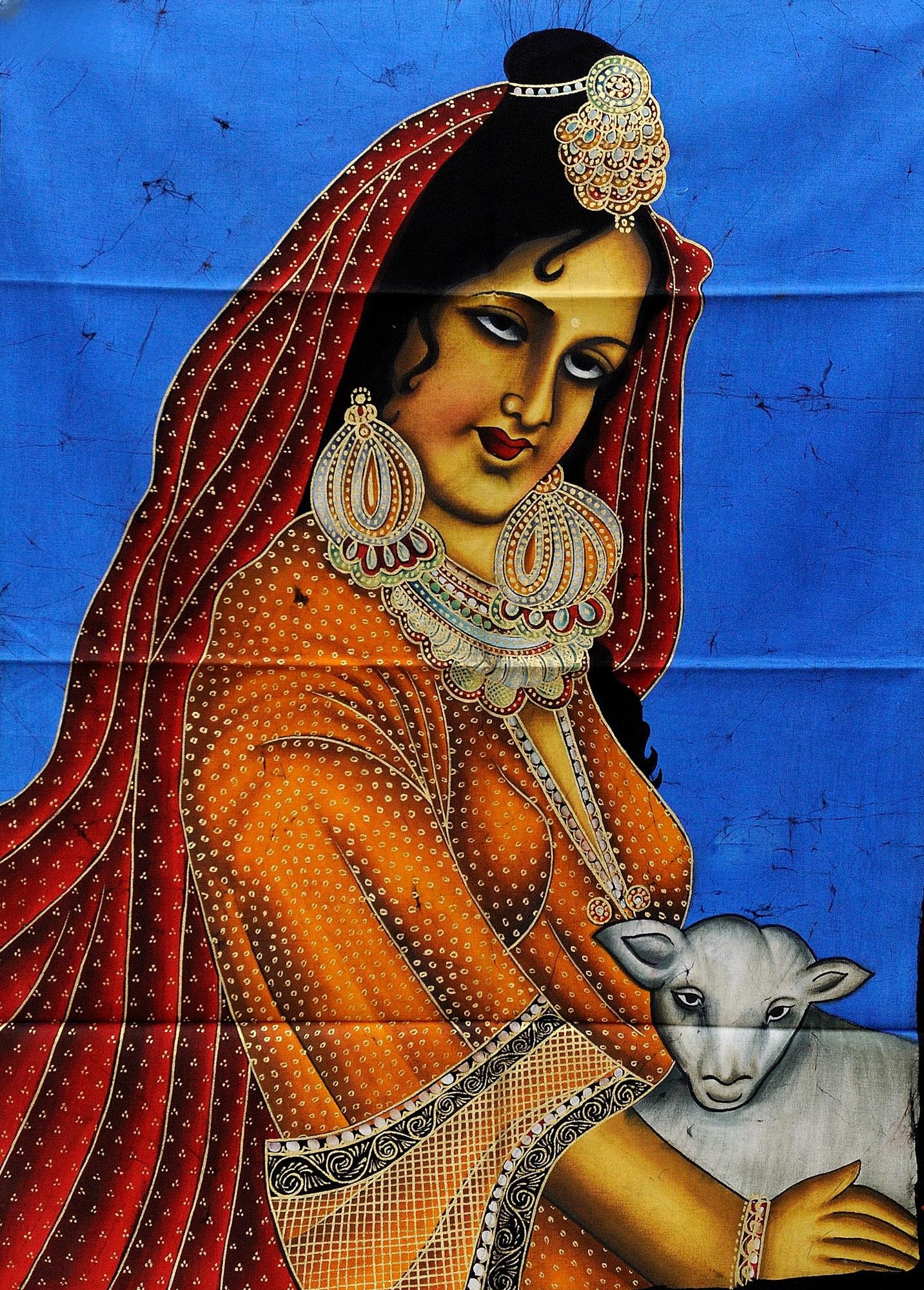 Lady from Afghanistan: Title: Lady from Afghanistan Description: Folk Paintings Reserve: $31.50 Shipping: Domestic: Shipping rates are determined by destination International: Foreign shipping rates are determined by destin