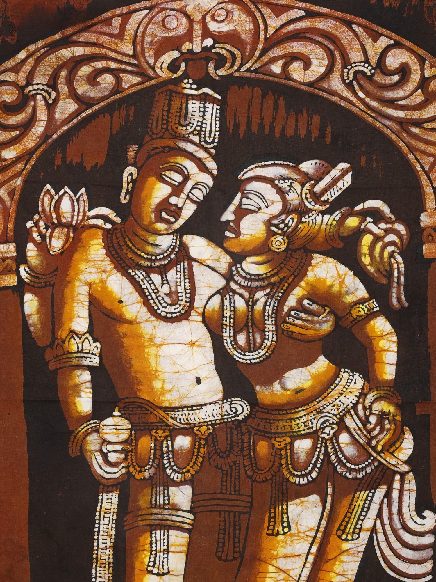 The Divine Couple | Batik Painting - 2