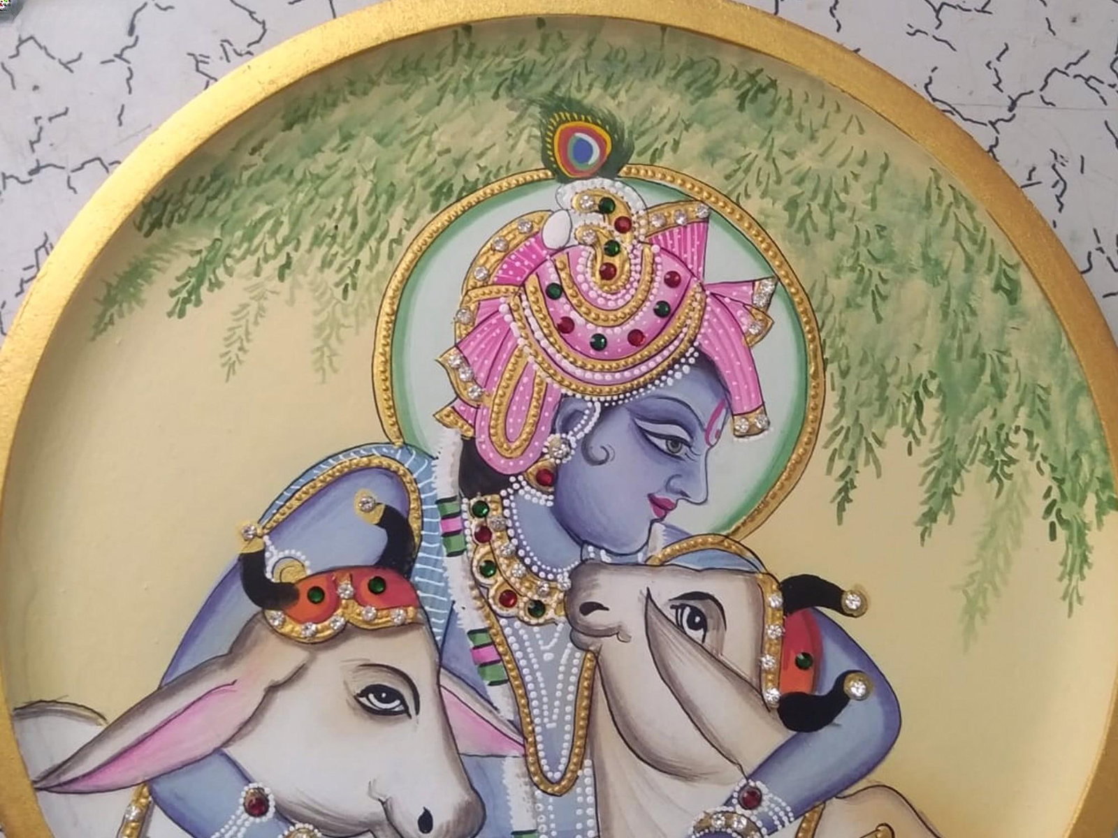 Lord Krishna As A Gwala | Wood Mdf | By Jagriti Bhardwaj - 2