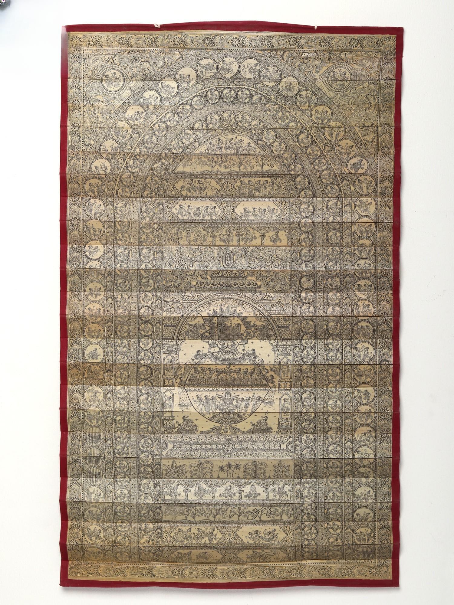 Bhagawan Shri Krishna's Life Story | Patachitra Painting on Palm Leaf: Title: Bhagawan Shri Krishna's Life Story | Patachitra Painting on Palm Leaf Description: Folk Paintings Reserve: $387.90 Shipping: Domestic: Shipping rates are determined by destination International