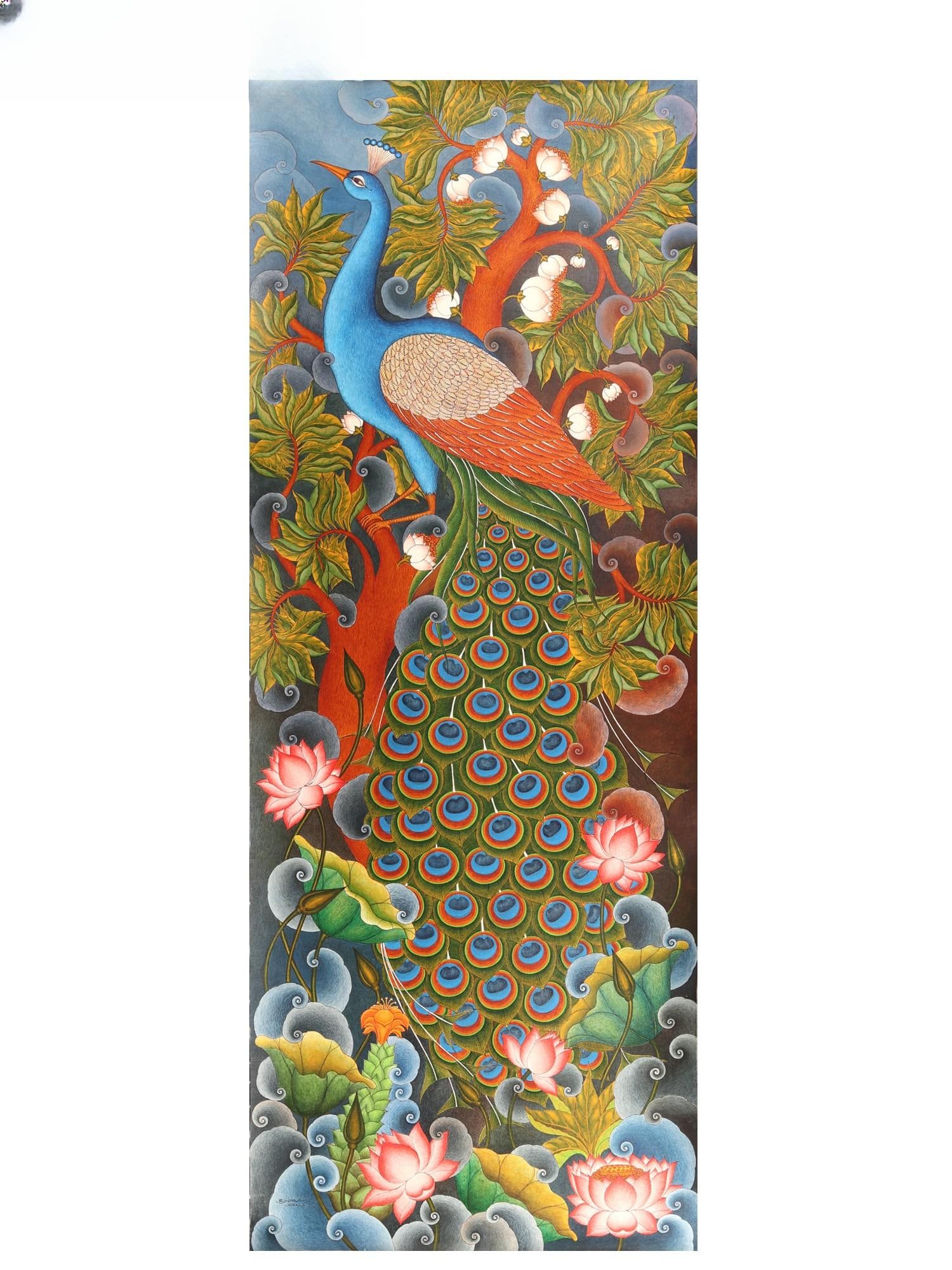Beautiful Peacock Painting | Acrylic on Canvas (1 of 2)