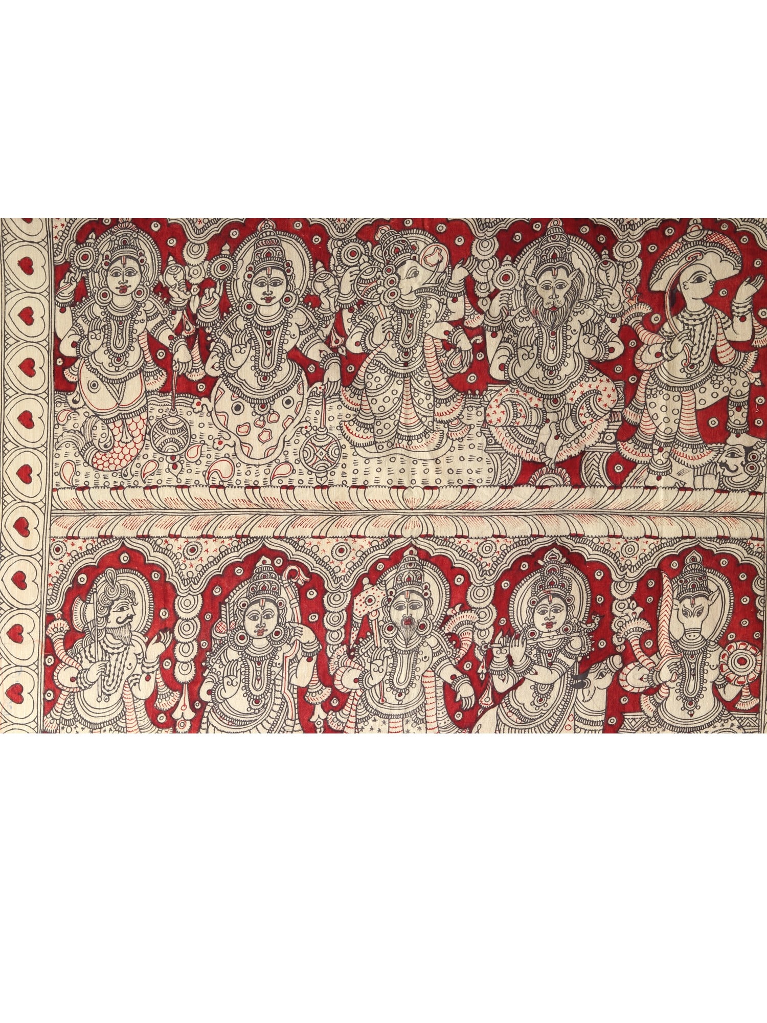 Dasavatharam of Lord Vishnu | Kalamkari Painting - 2