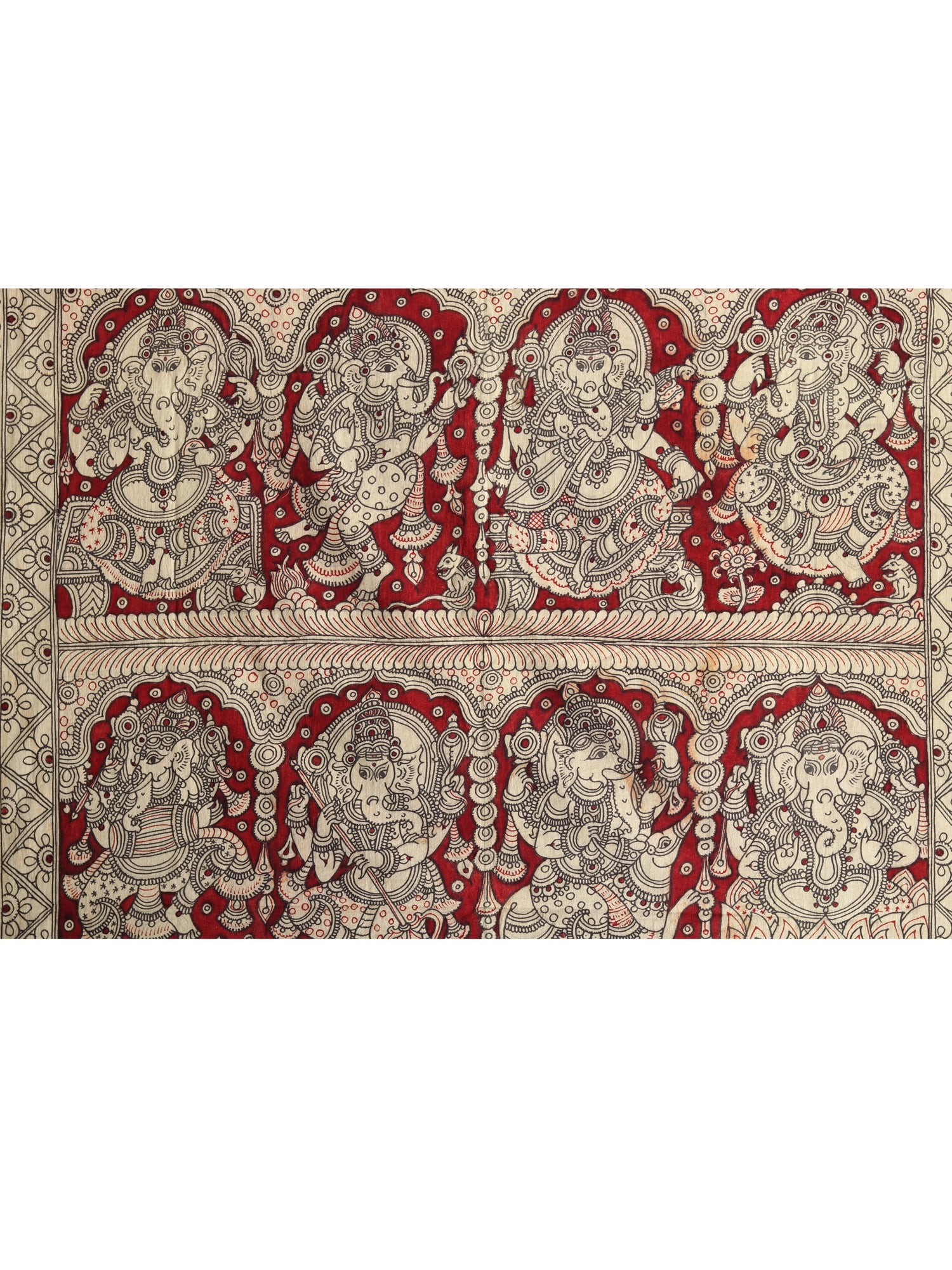 Ashtavinayak - Eight Forms of Ganesha | Kalamkari Painting - 2