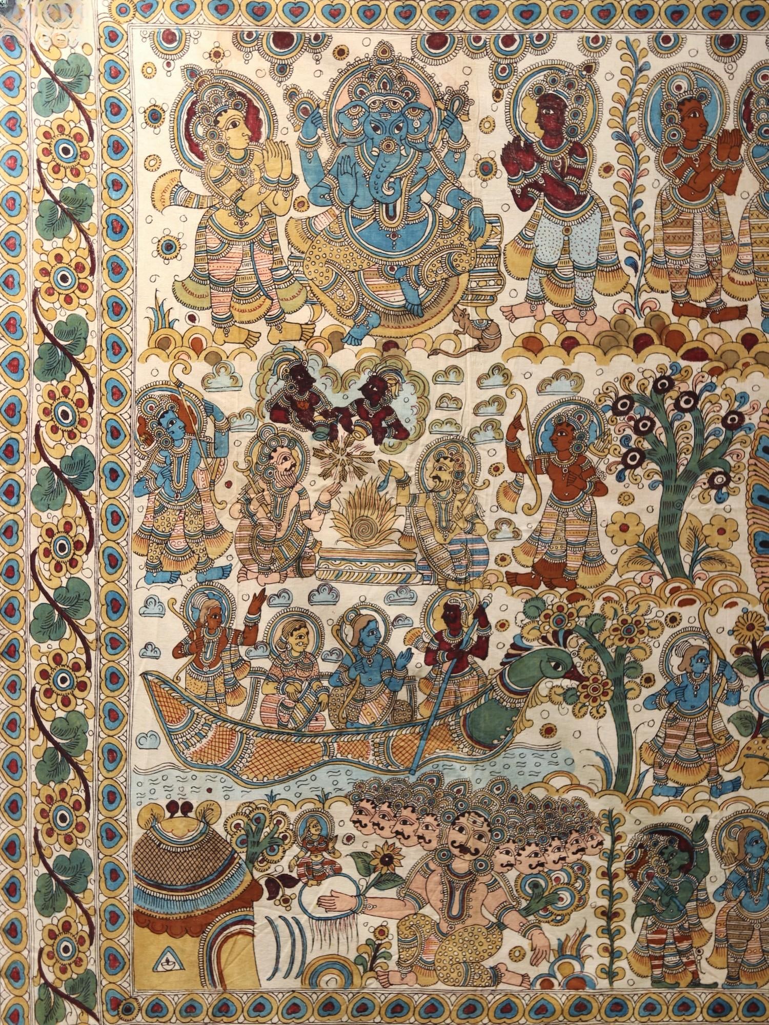 The Ramayana | Superfine Kalamkari Painting - 2