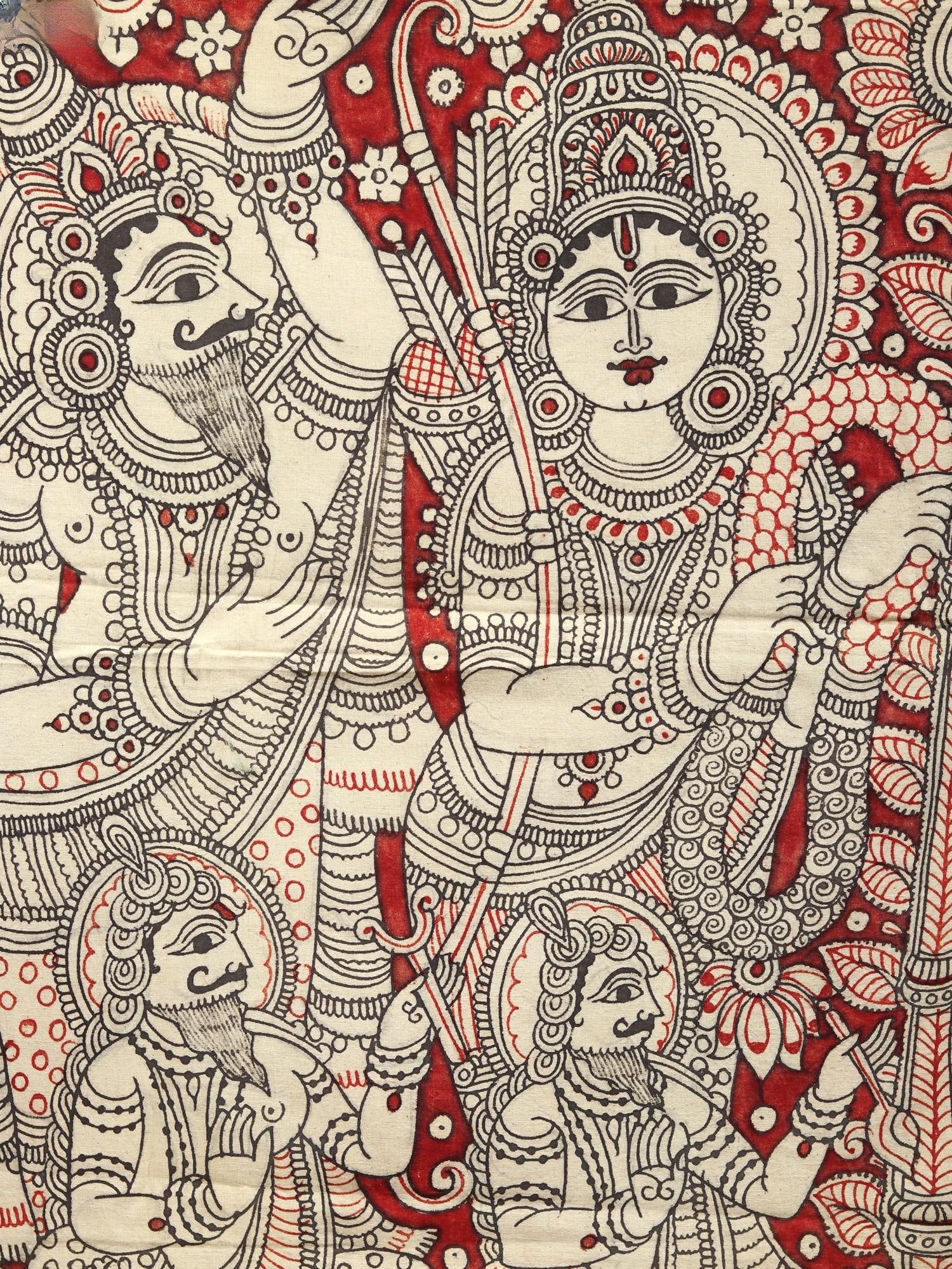 Sita Kalyanam | Kalamkari Painting - 2