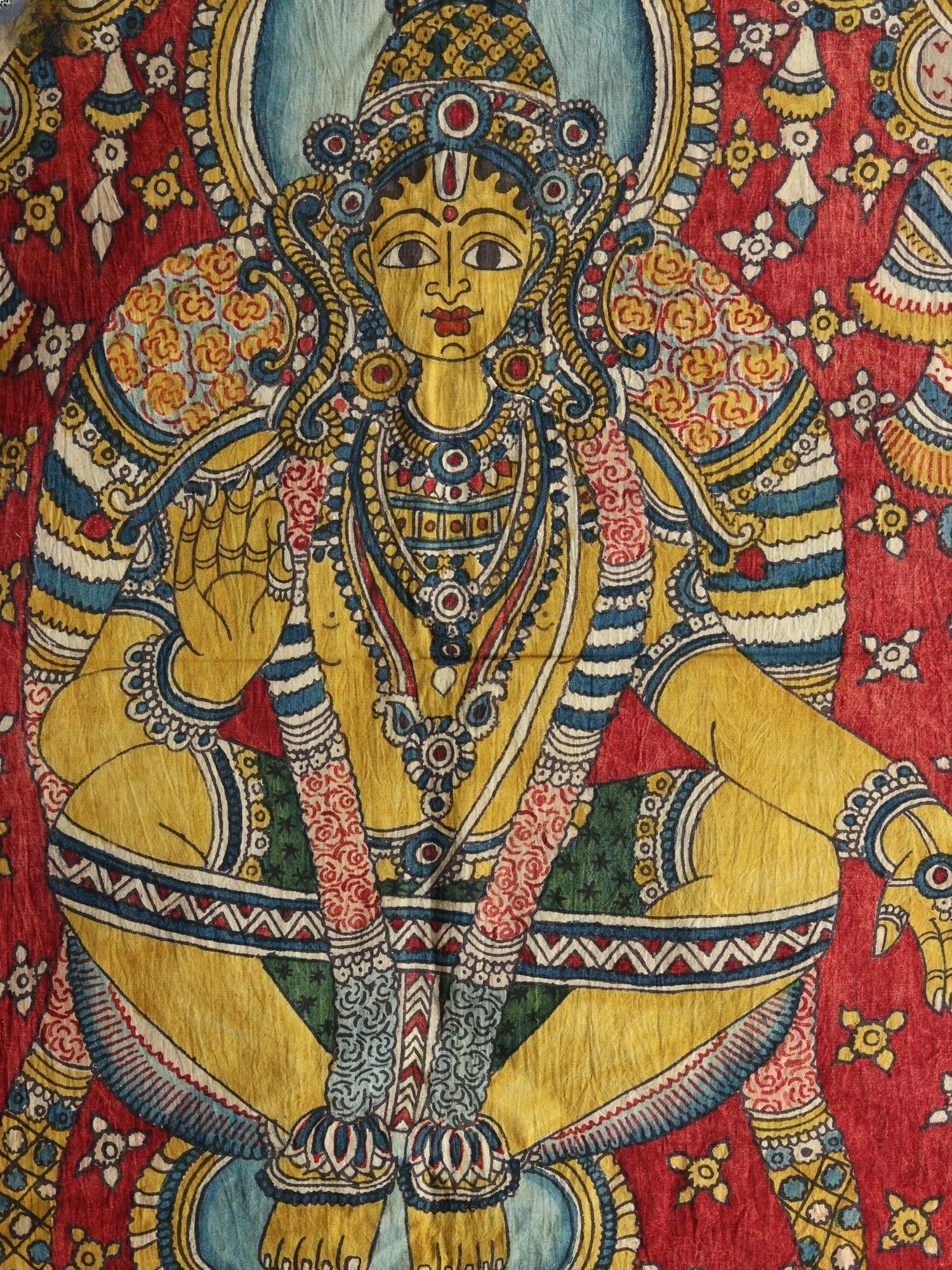 Lord Ayyappan | Kalamkari Painting - 2