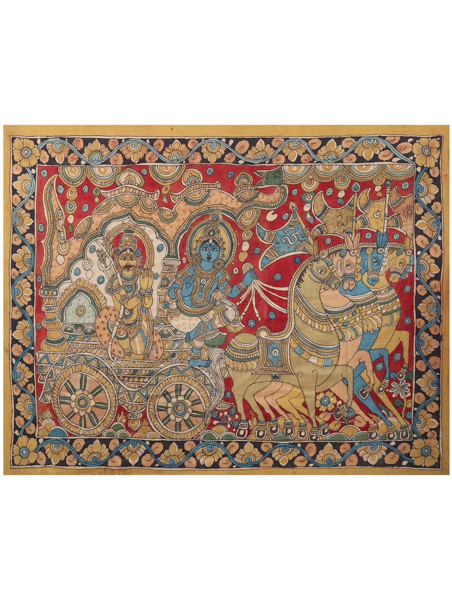 Gita Updesha | Kalamkari Painting (1 of 2)