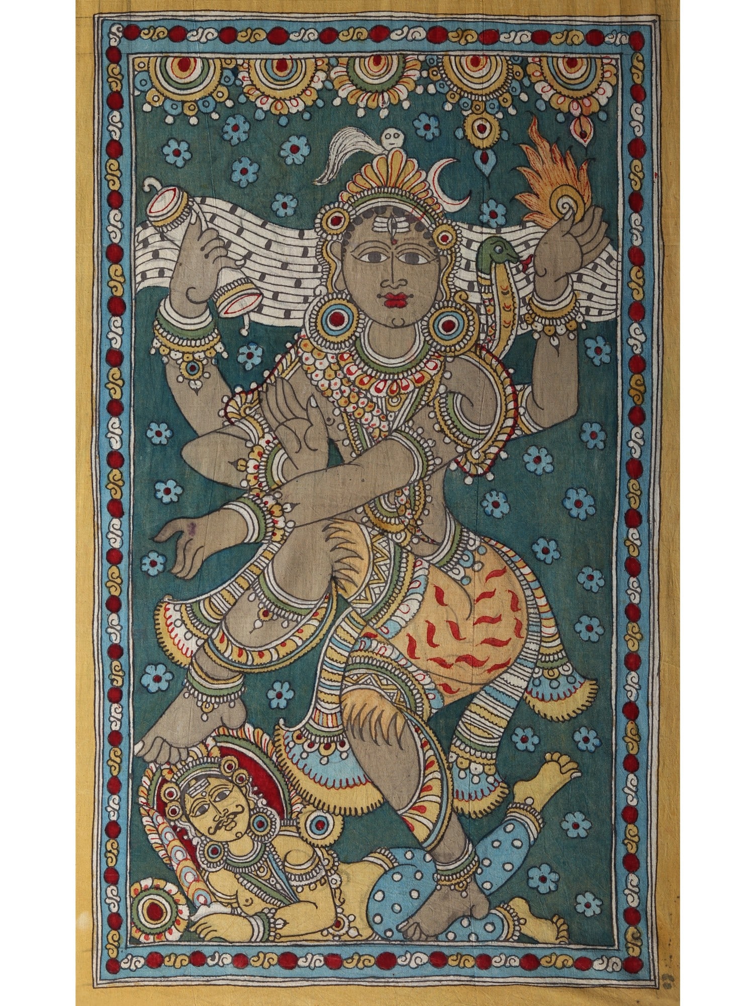 Lord Shiva as Nataraja | Kalamkari Painting (1 of 2)