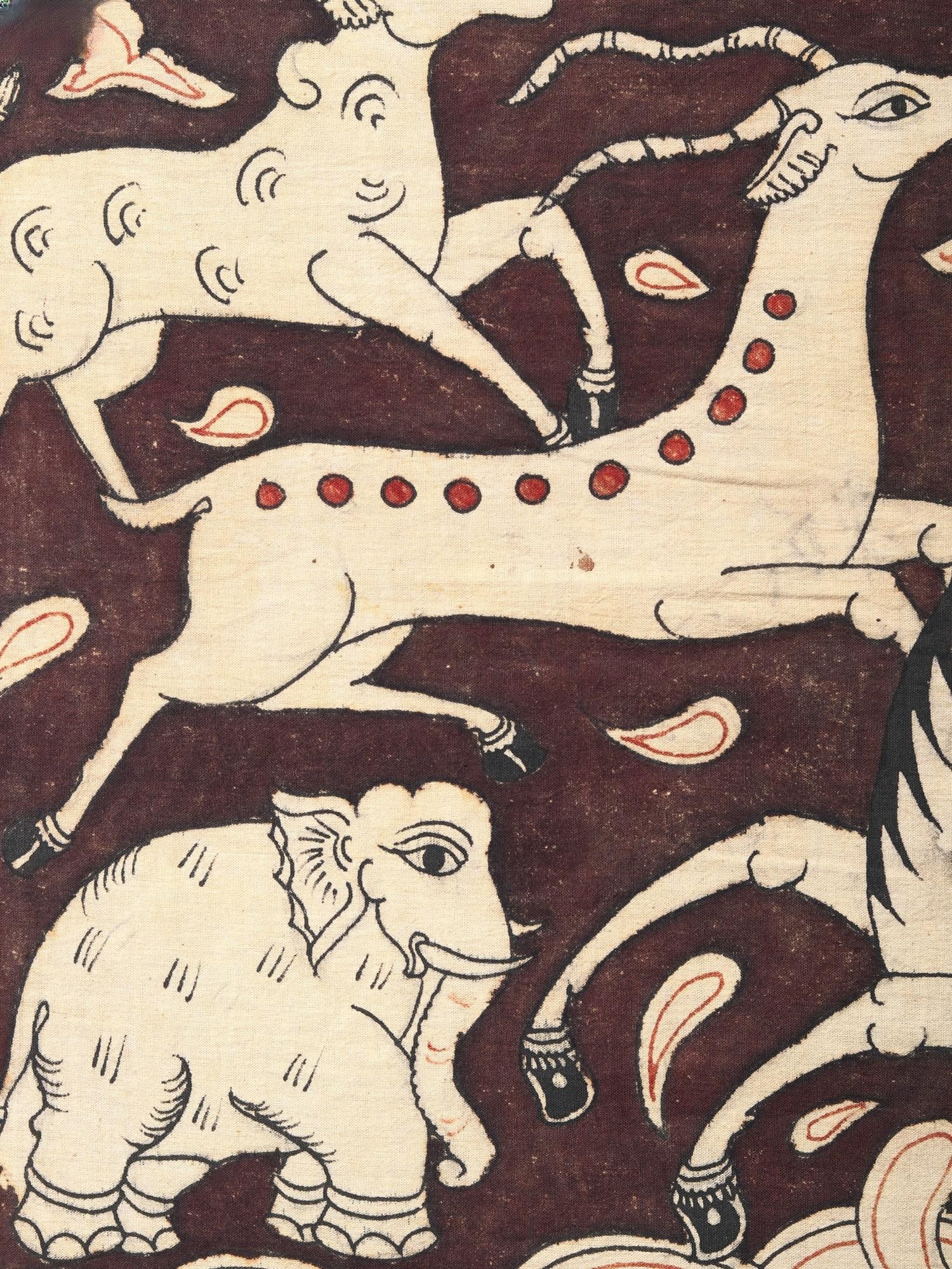 A Jungle Landscape | Kalamkari Painting - 2