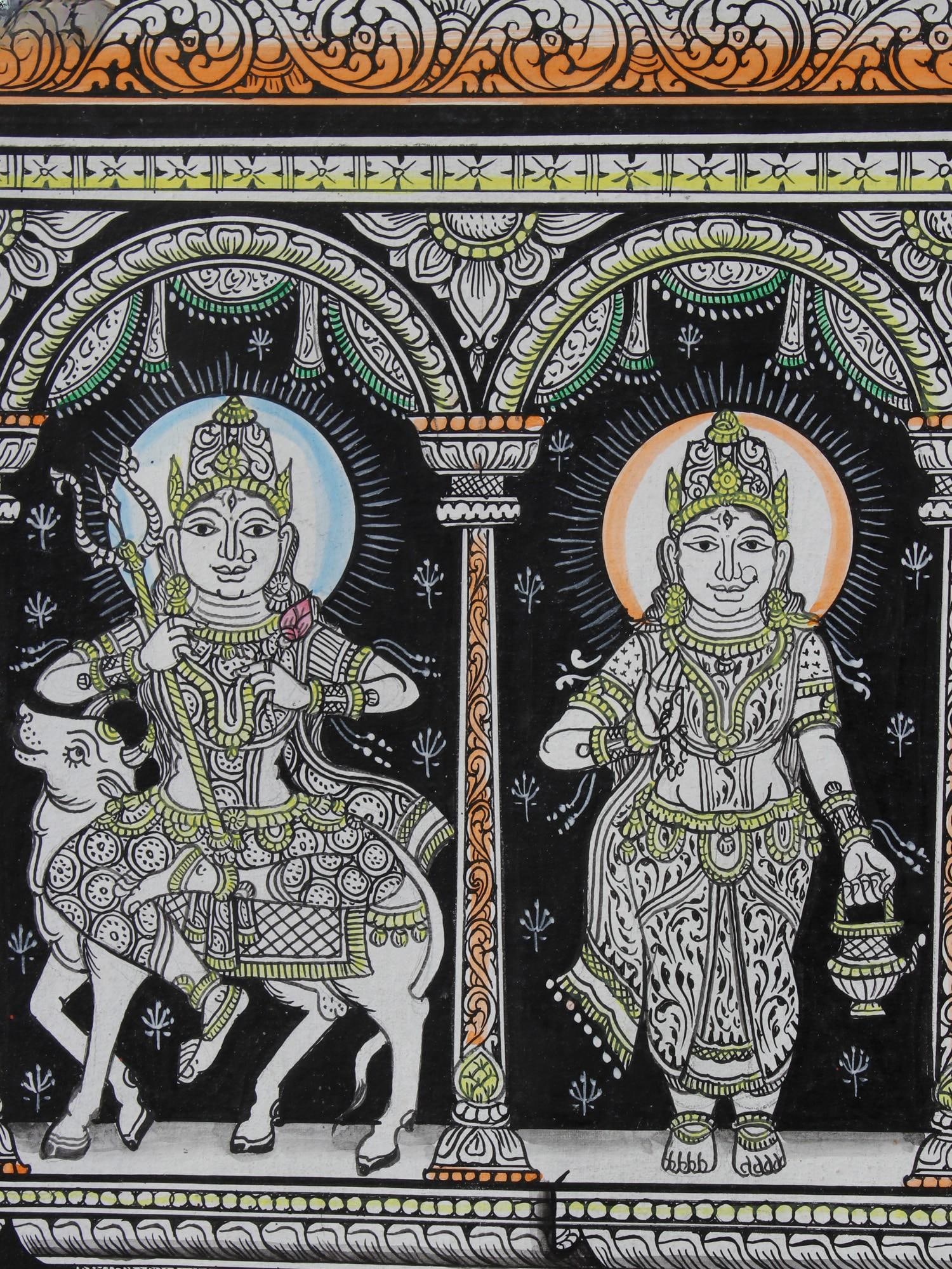 Navadurga - Nine Forms of Goddess Durga | Pattachitra Painting - 2