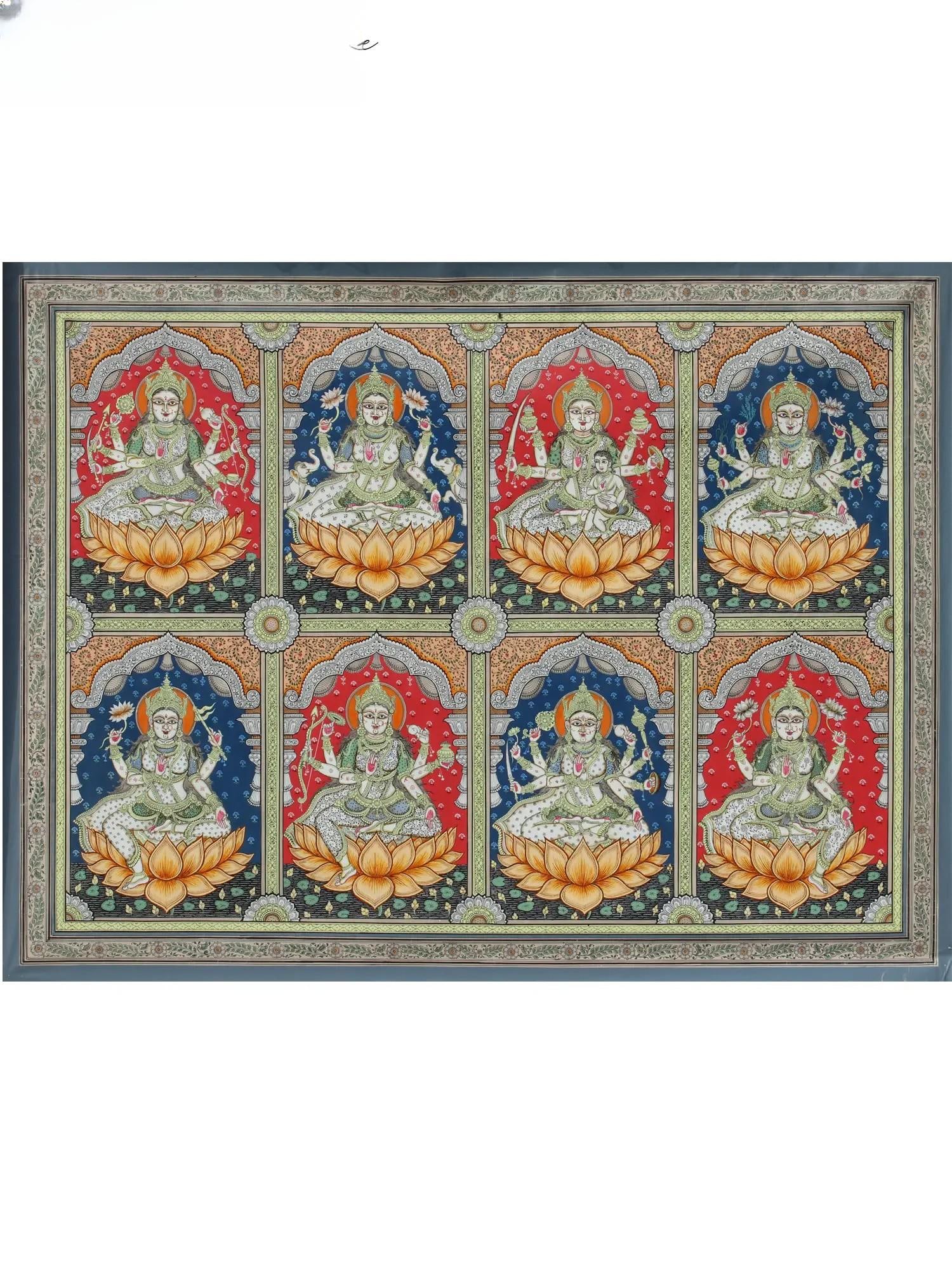 Masterpiece of Ashtalakshmi - Eight Forms of Goddess Lakshmi (1 of 2)