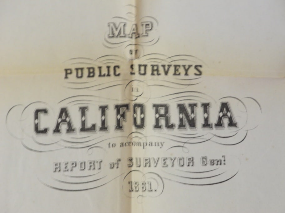 Map of Public Surveys in California - 2