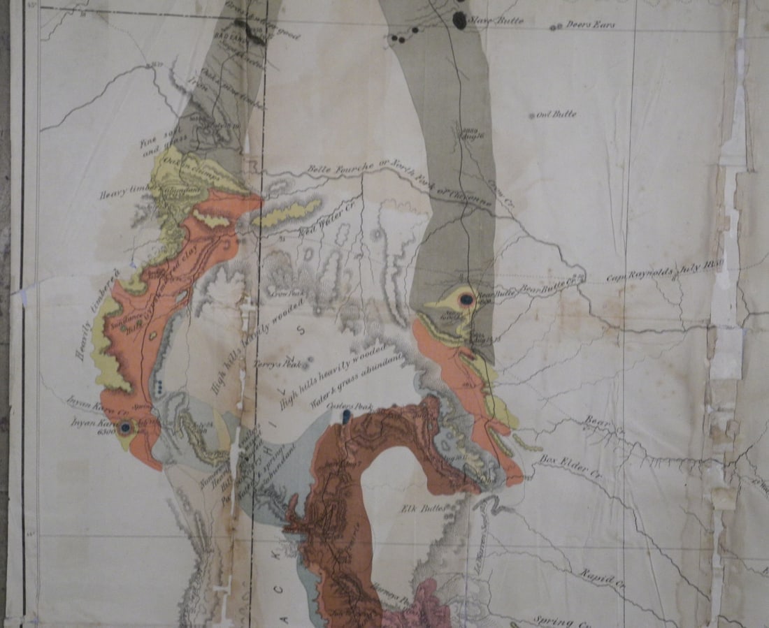 Geological Map of the Black Hills by Professor N.H. Winchell - 5