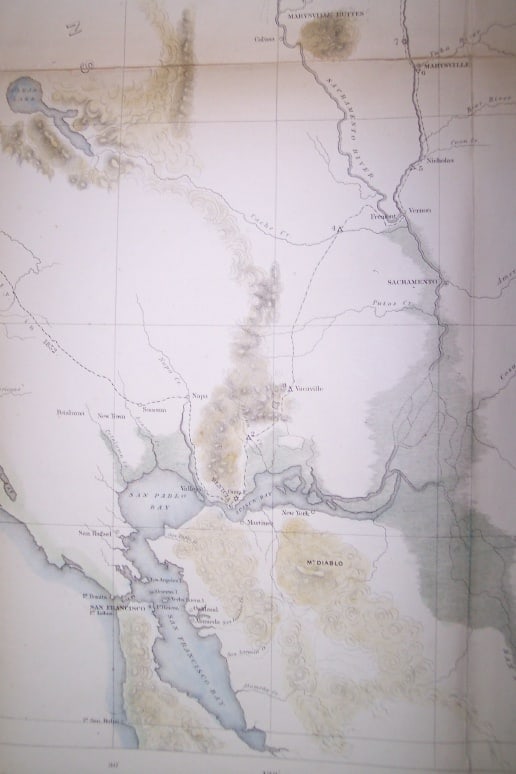 Map No. 1 from San Francisco Bay to the Northern Boundary of California - 2