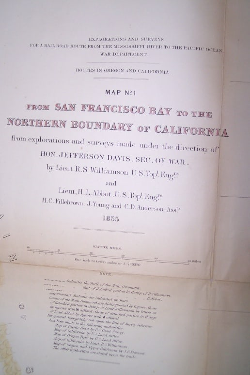 Map No. 1 from San Francisco Bay to the Northern Boundary of California - 3