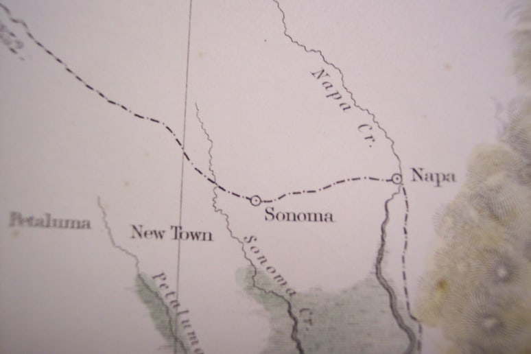 Map No. 1 from San Francisco Bay to the Northern Boundary of California - 5