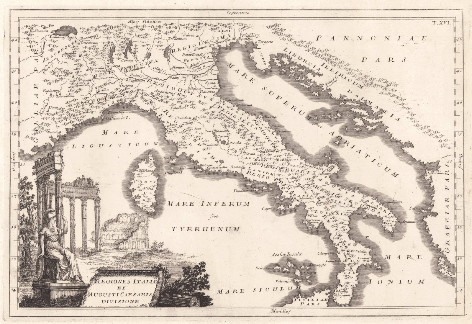 Regiones Italiae Ex Augusti Caesaris Divisione (1 of 5)