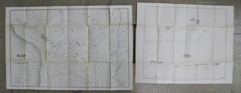 Map Drawn by Lieut. Lardner Gibbon U.S. Navy to Accompany His Report. 1854. [Bolivia With Parts of: Publication Date:1854 Title:Map Drawn by Lieut. Lardner Gibbon U.S. Navy to Accompany His Report. 1854. [Bolivia With Parts of Adjacent Countries],li>Cartographer:GIBBON, LARDNER Publisher:NAVY DEPART