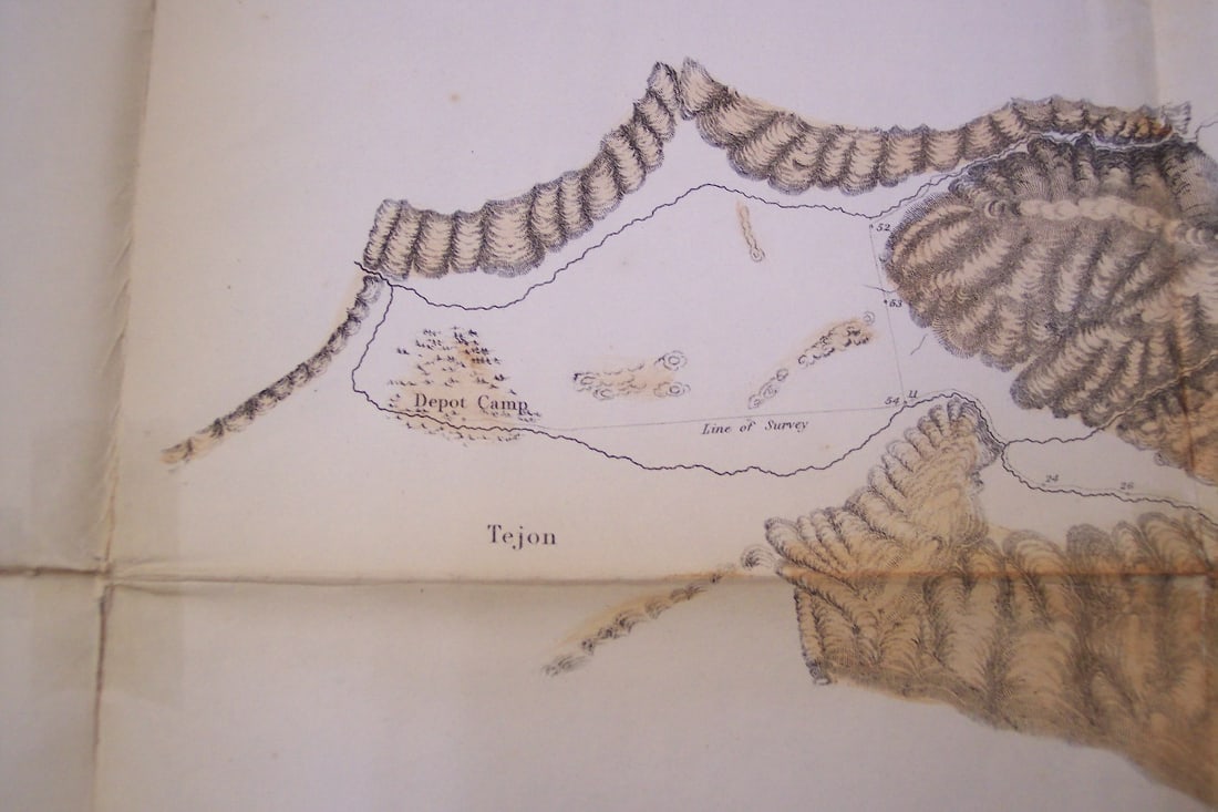 Map and Profile of the Tejon Pass;...1853 - 3