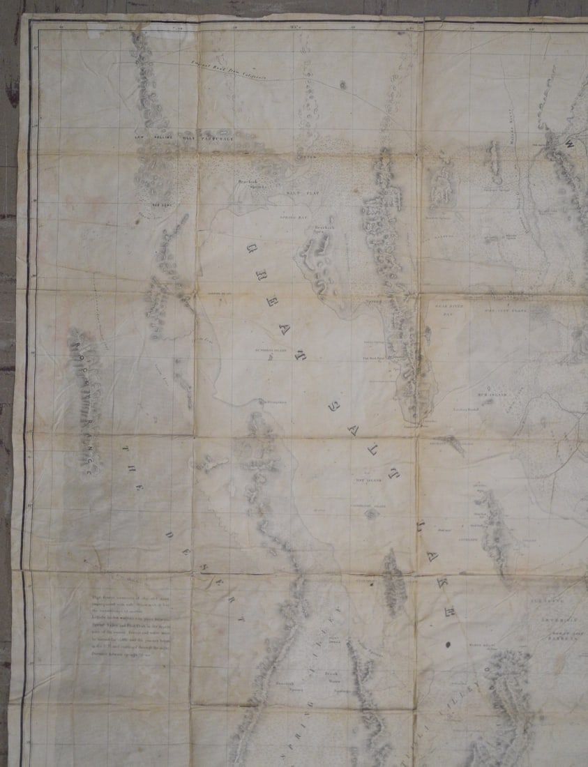 Map of the Great Salt Lake and Adjacent Country in the Territory of Utah. - 4