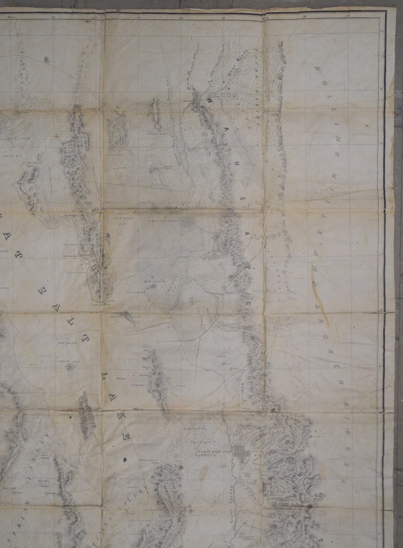 Map of the Great Salt Lake and Adjacent Country in the Territory of Utah. - 5