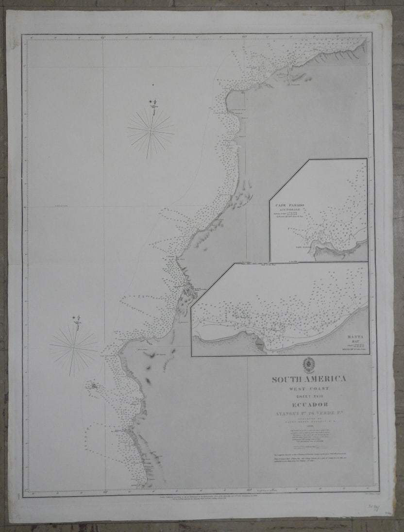 Ecuador Ayangui Pt. to Verde Pt.: Publication Date:1861 Title:Ecuador Ayangui Pt. to Verde Pt.,li>Cartographer:Henry Kellett Publisher:Hydrographic Office of the Admiralty Brief Description:surveyed by Captn. Henry Kellett R.N. 1836. 