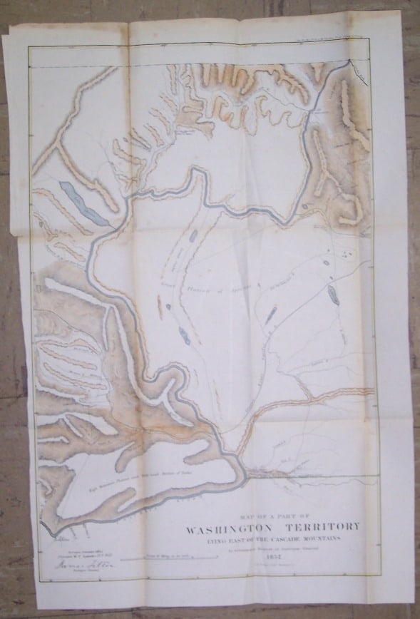 Map of a Part of Washington Territory Lying West Of the Cascade Mountains - 2