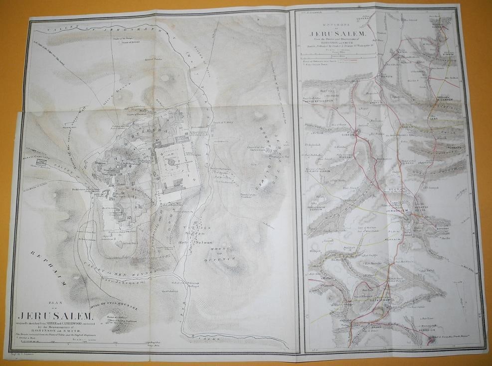 Four Maps to Accompany the Biblical Researches in Palestine - 14