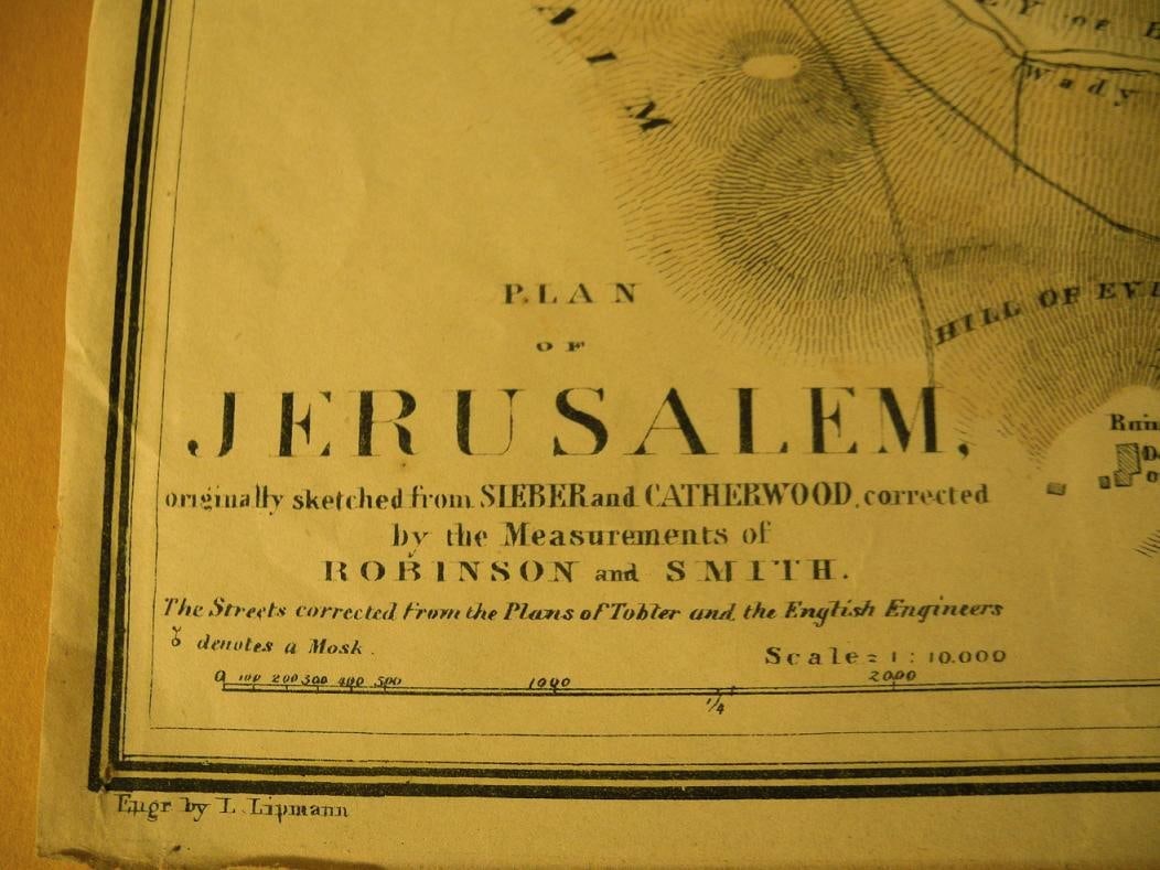 Four Maps to Accompany the Biblical Researches in Palestine - 15