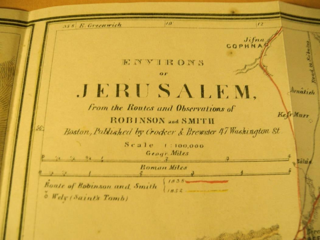 Four Maps to Accompany the Biblical Researches in Palestine - 16