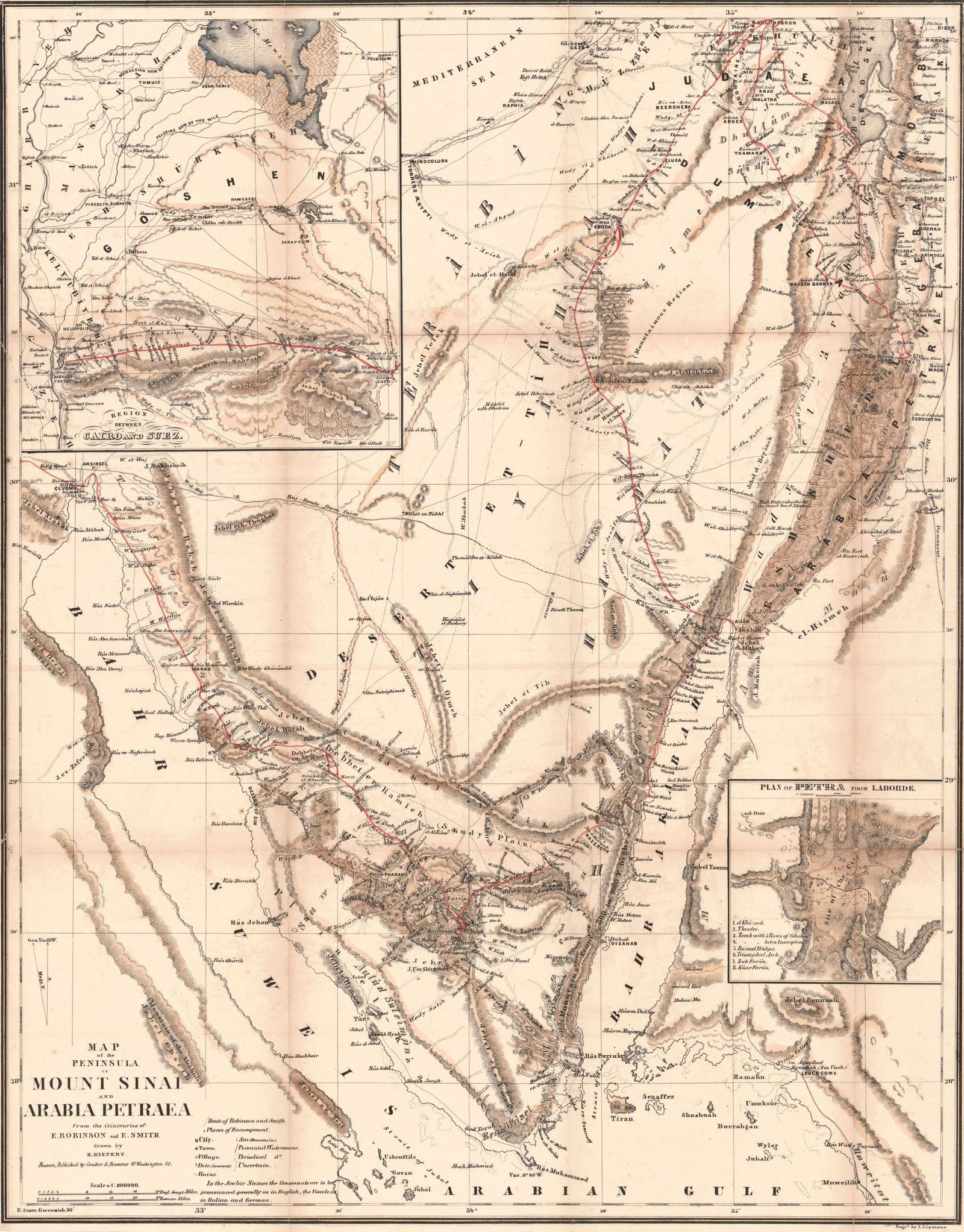 Four Maps to Accompany the Biblical Researches in Palestine - 3