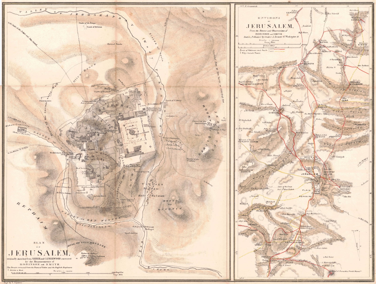 Four Maps to Accompany the Biblical Researches in Palestine - 4