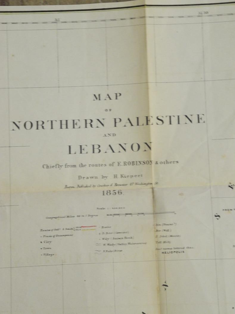 Four Maps to Accompany the Biblical Researches in Palestine - 7