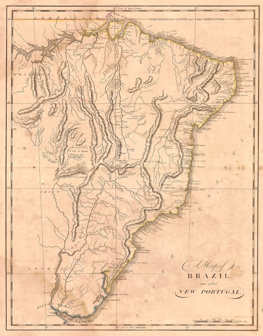 Map of Brazil, - 2
