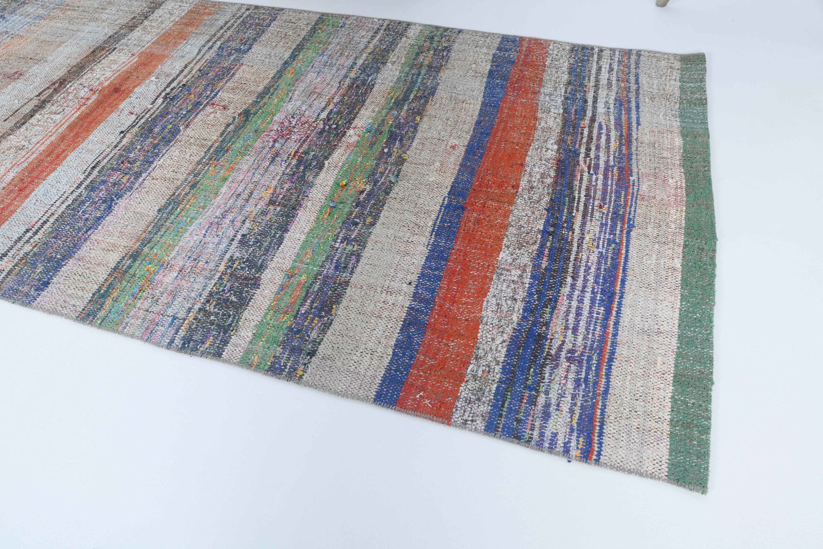 3x7.4 ft, TURKISH KILIM Runner - 4