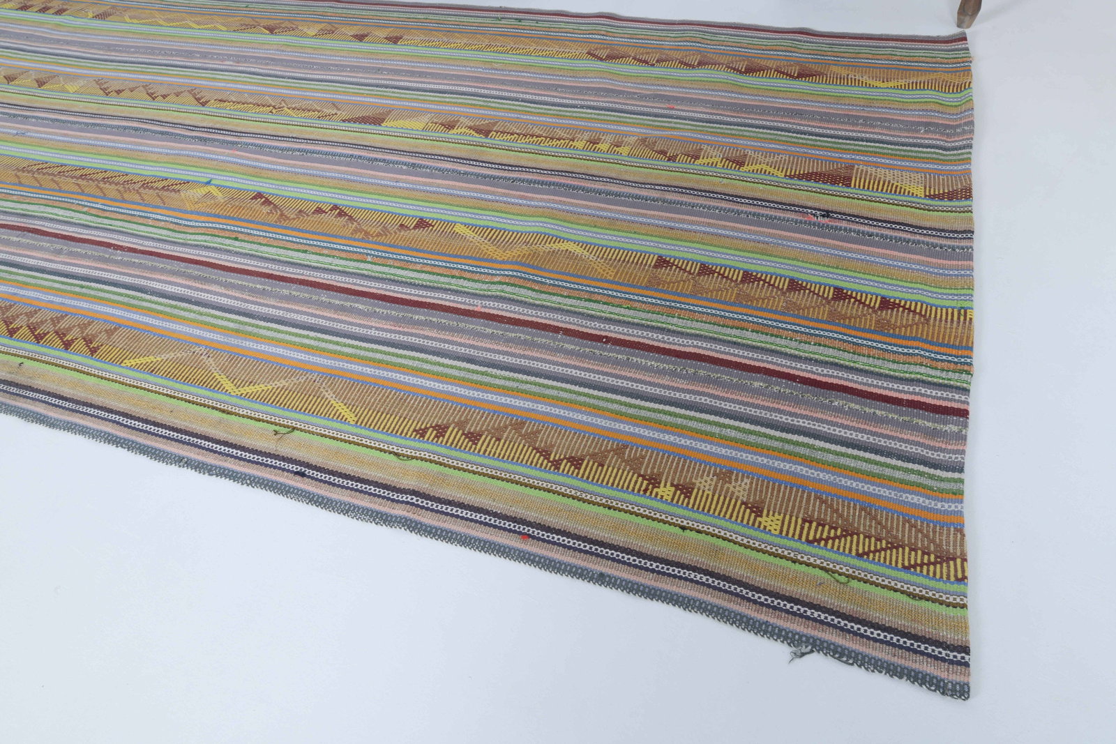 4.3x9.2 ft, TURKISH KILIM Rug - 4