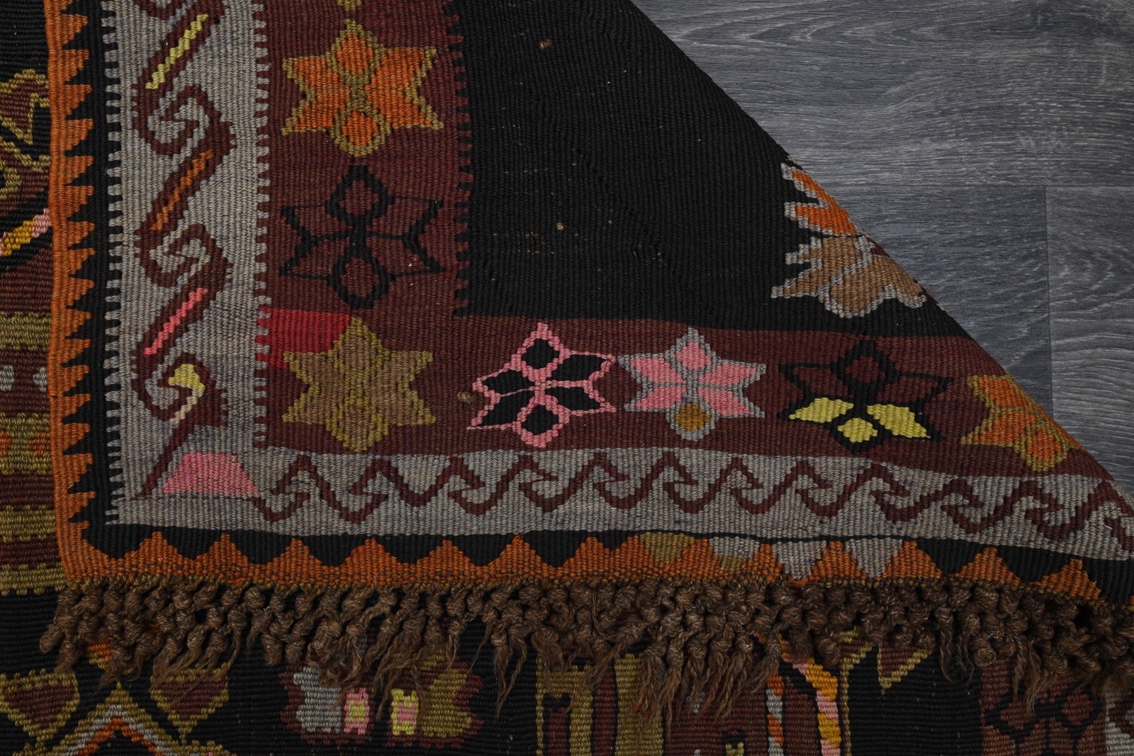 4.9x10.8 Ft, WIDE KILIM Runner Rug - 7
